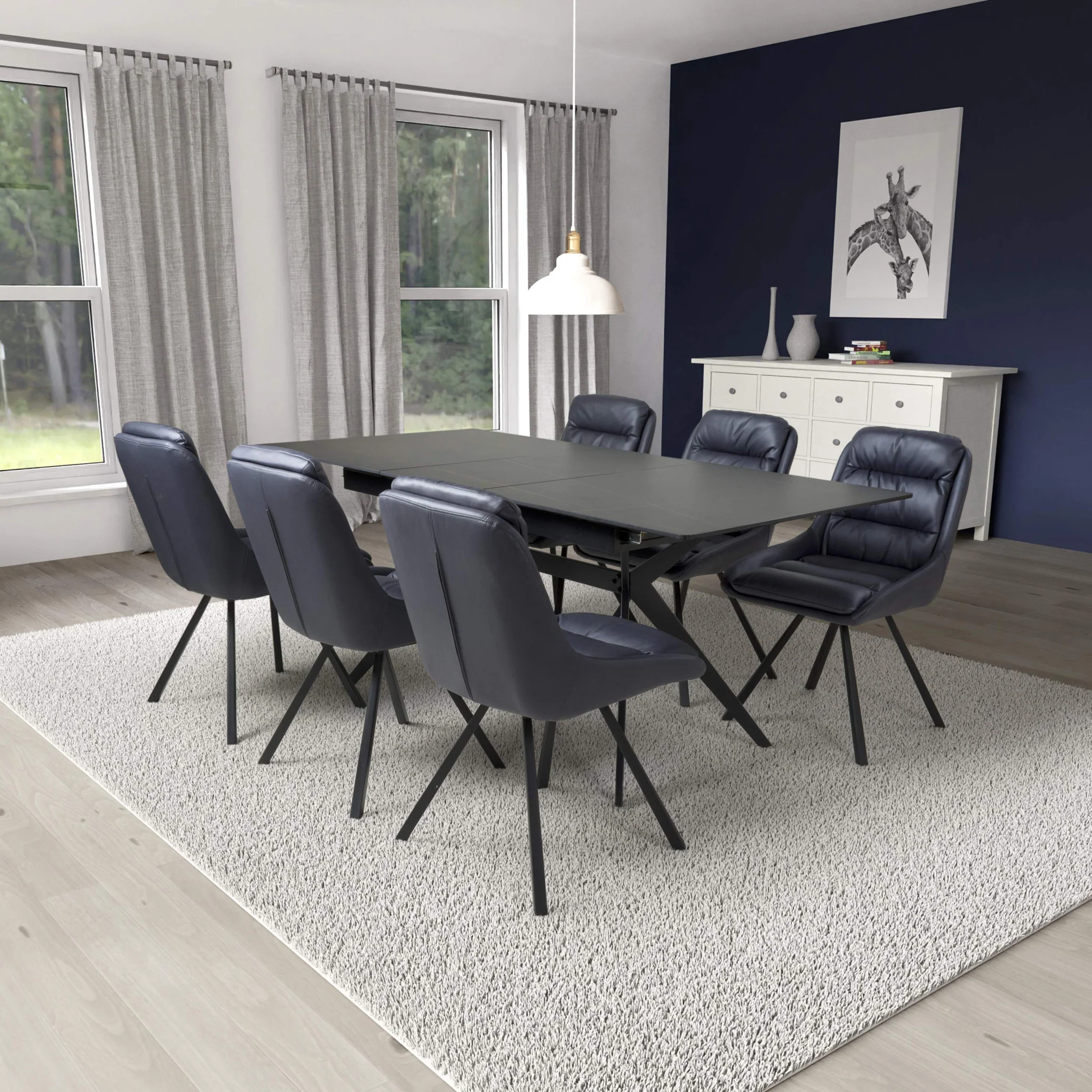 Penhallow 180cm Extending Dining Table - Image 2