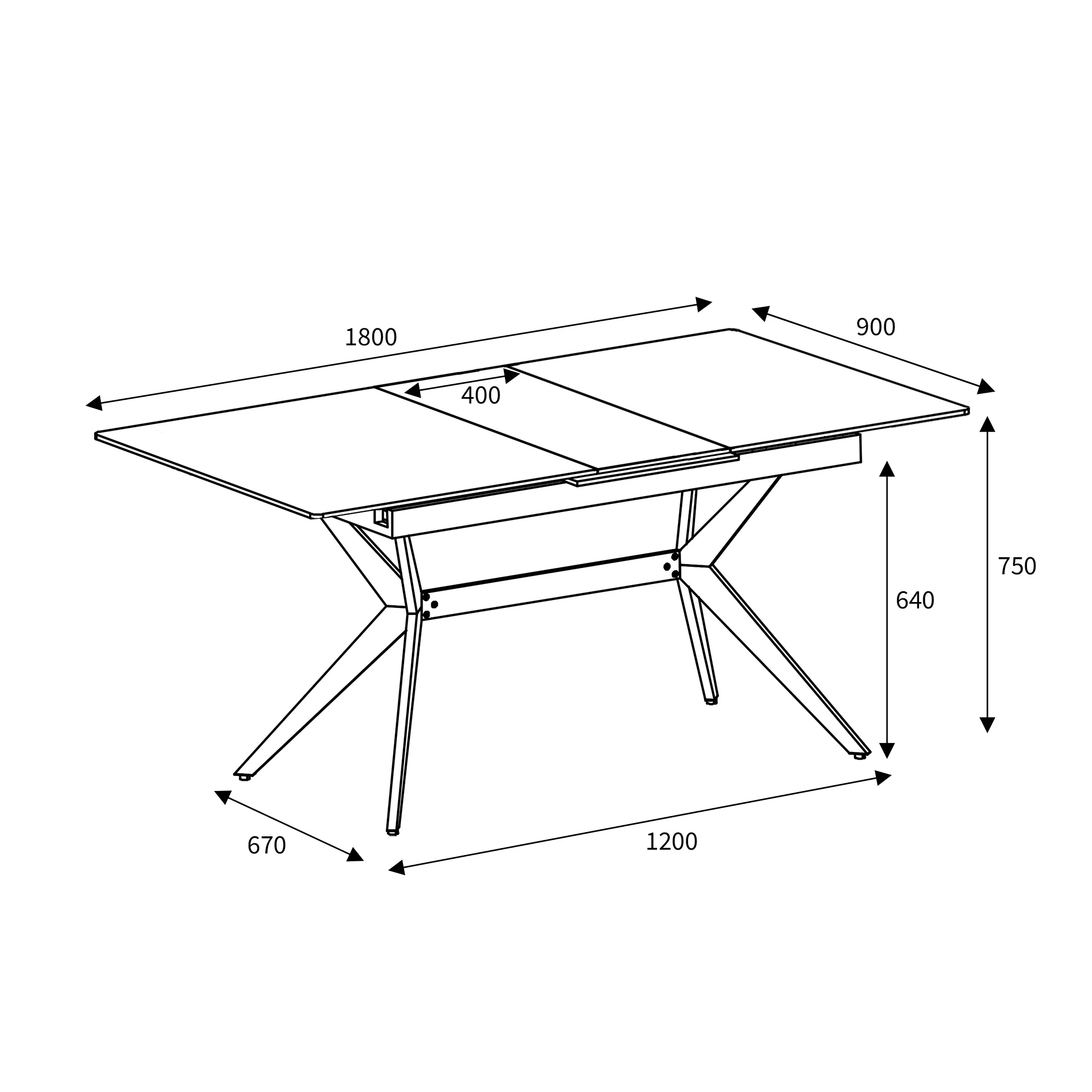 Penhallow 180cm Extending Dining Table - Image 23