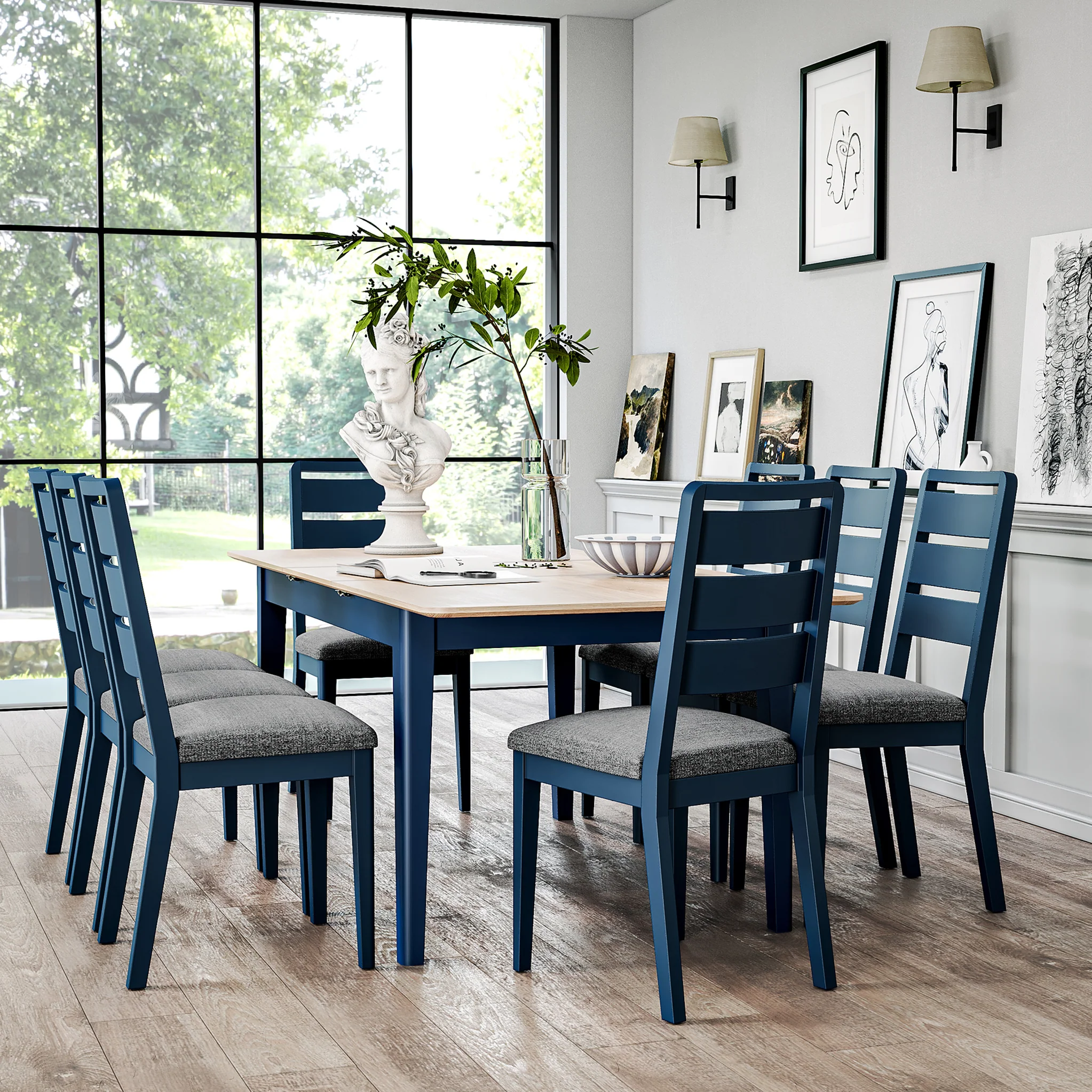 Penrose Ladder Back Dining Chair - Image 2