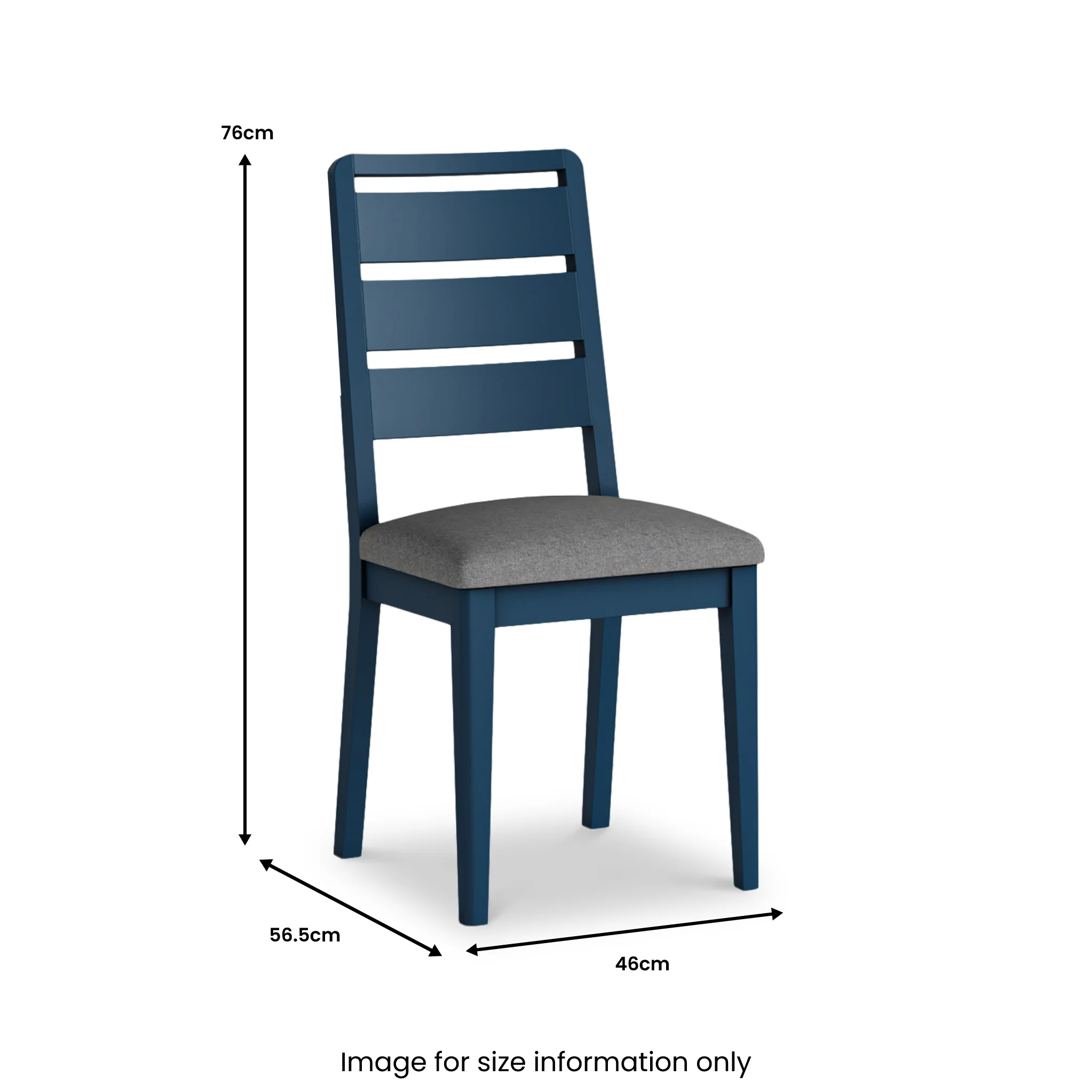 Penrose Ladder Back Dining Chair - Image 4