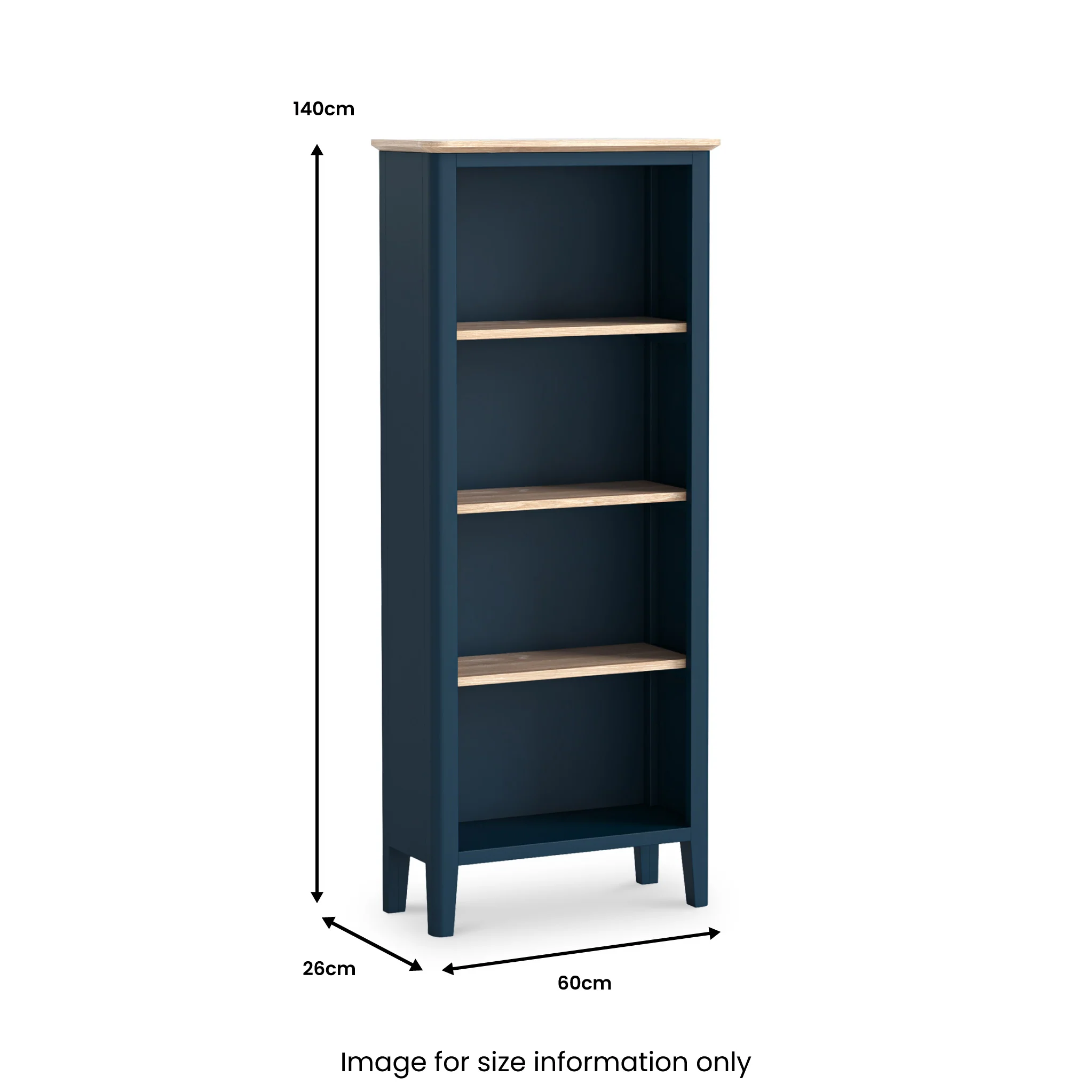 Penrose Slim Bookcase - Image 3