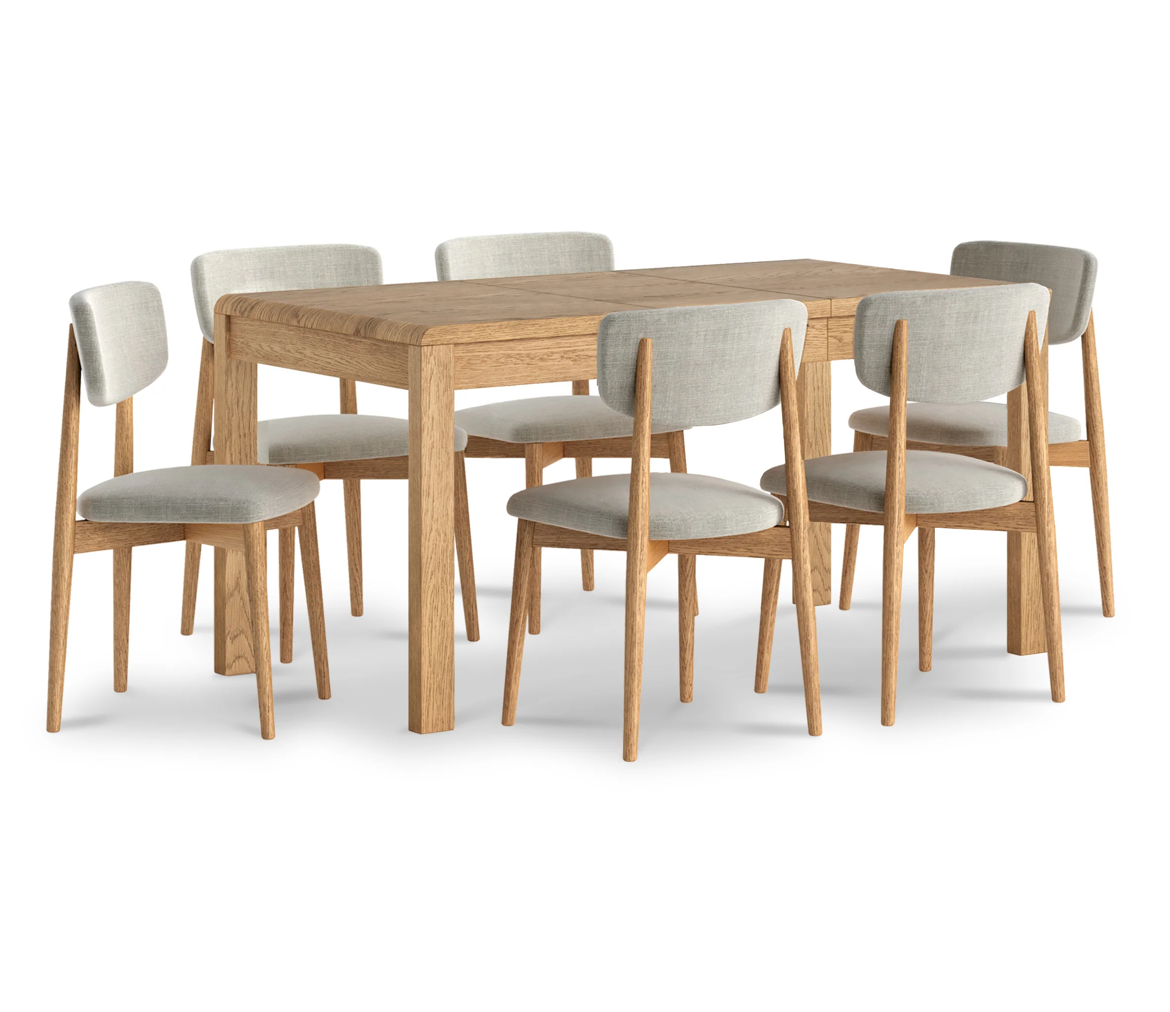 Penryn Oak 115-150cm Extending Dining Table - Image 3