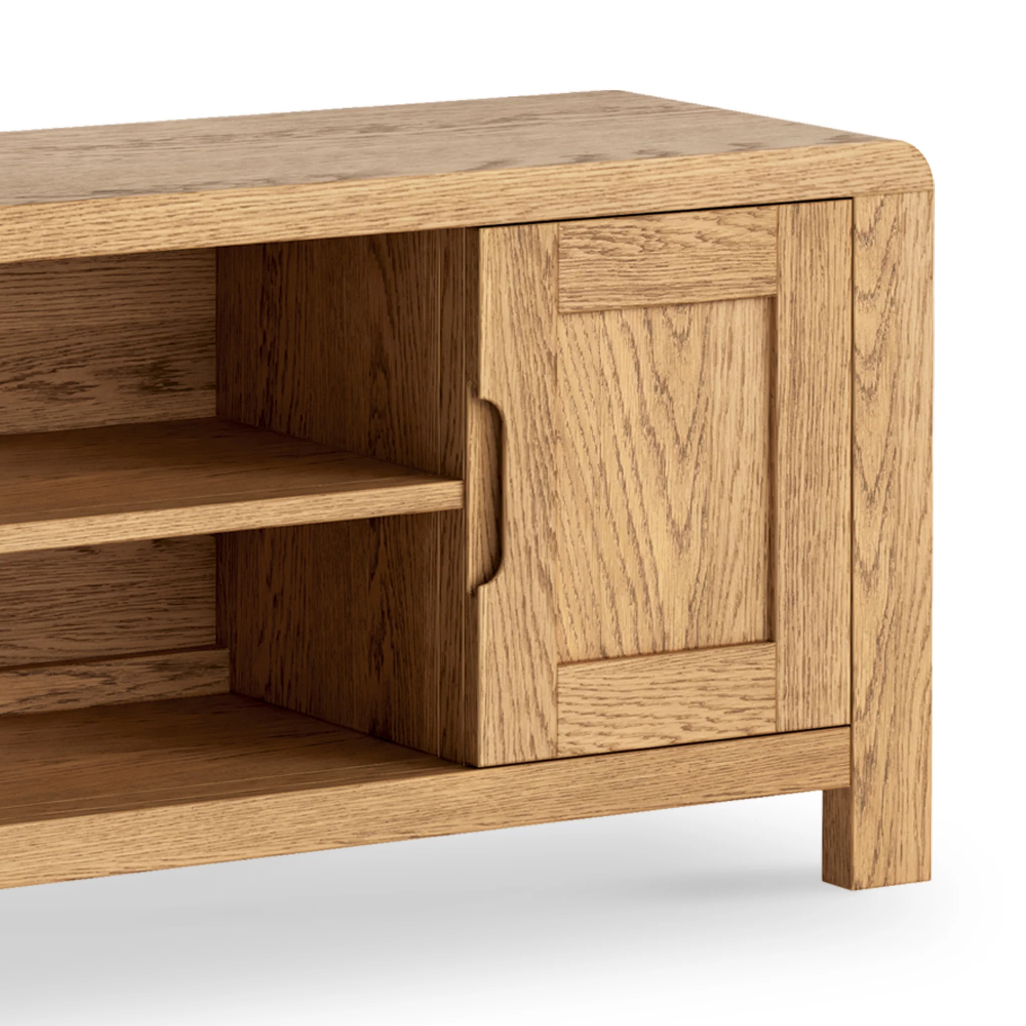 Penryn Oak 120cm TV Unit - Image 3