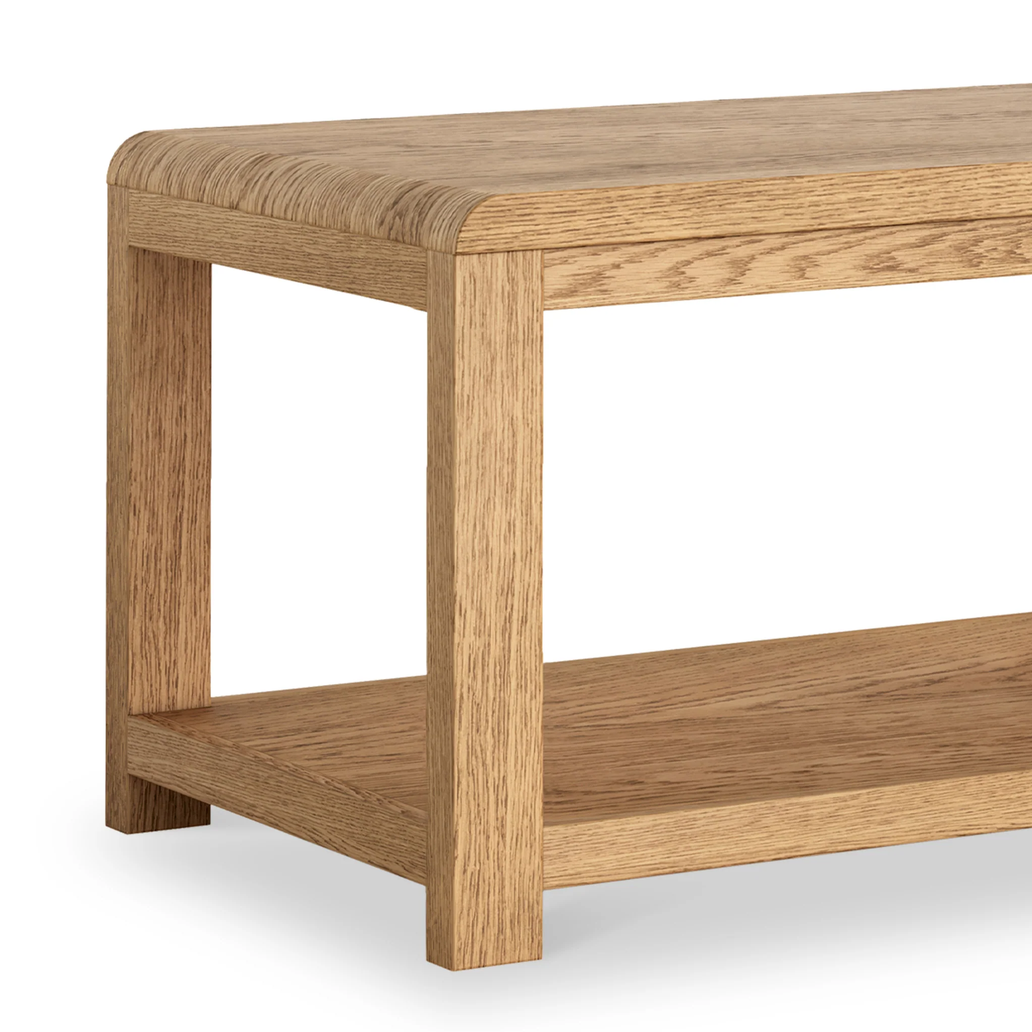 Penryn Oak Coffee Table with Shelf - Image 3