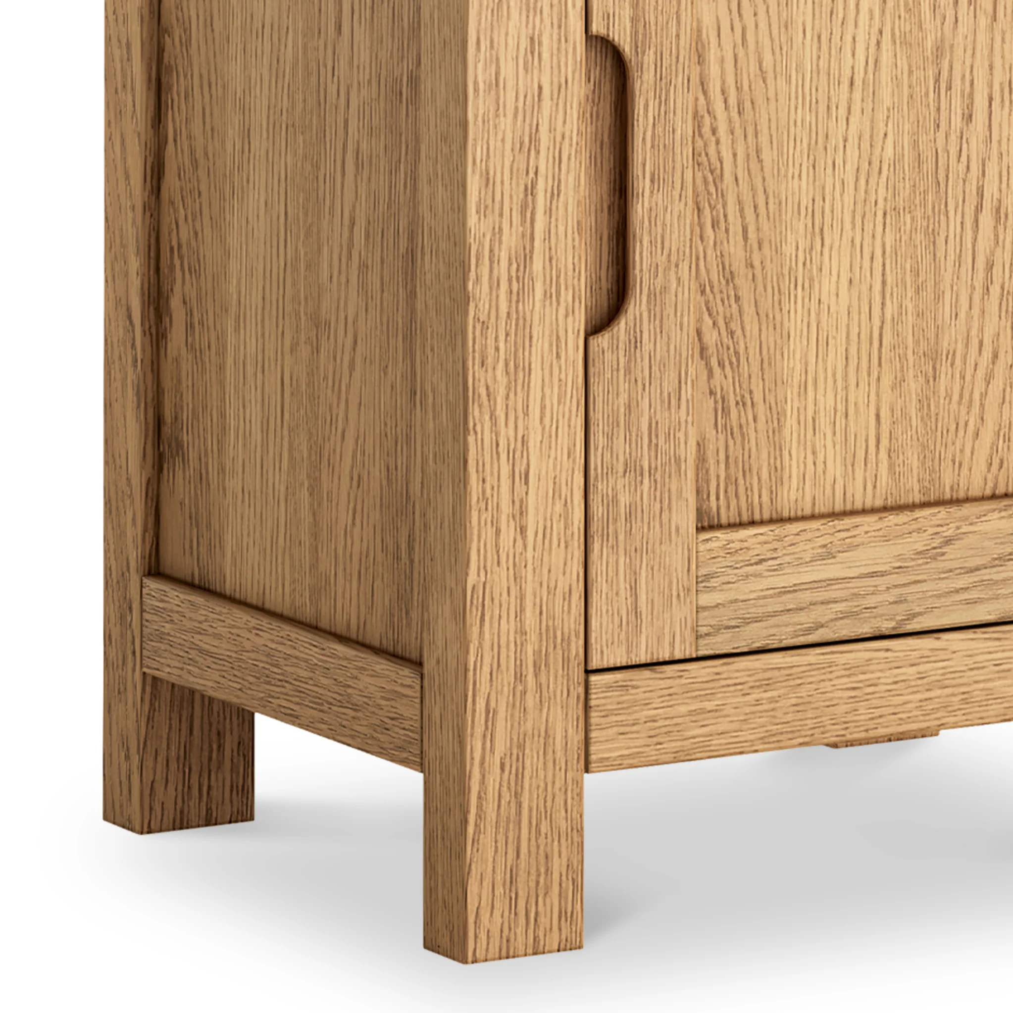 Penryn Oak Small Cupboard - Image 3