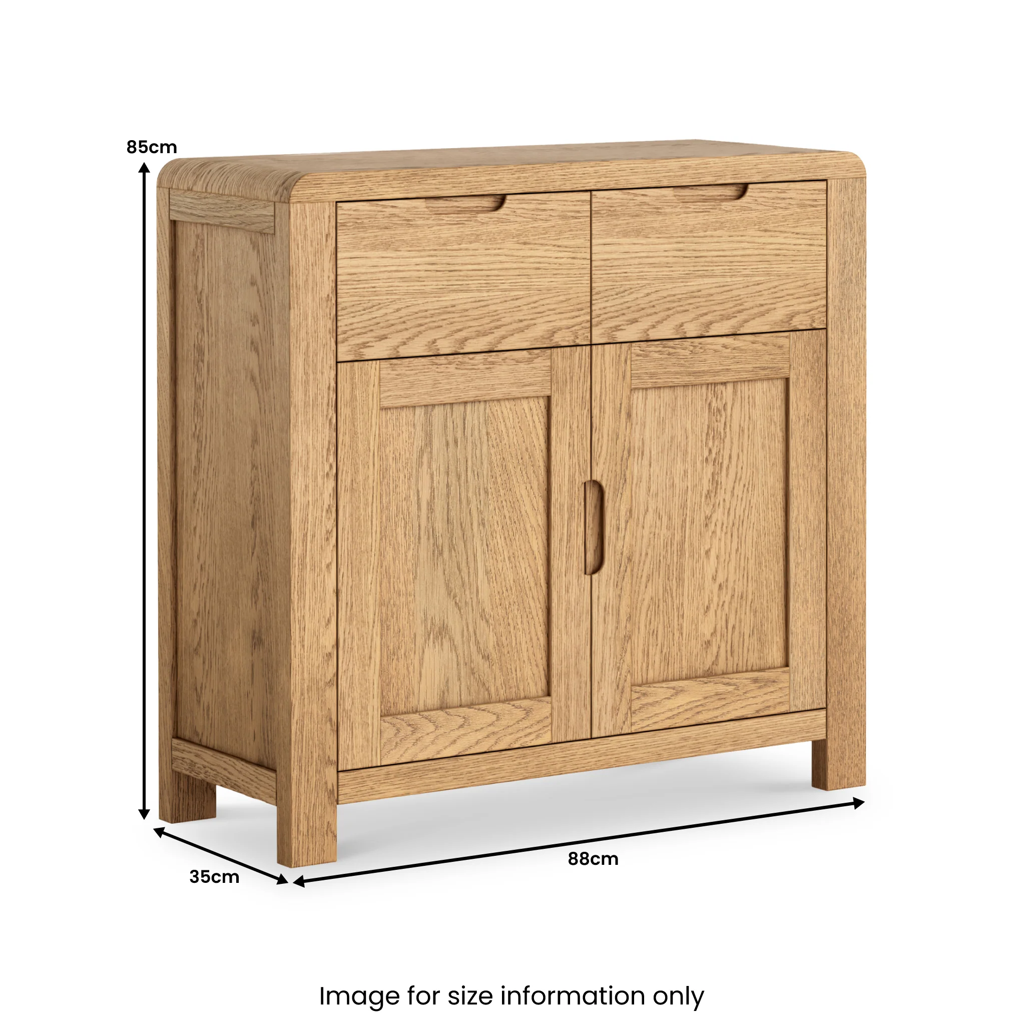 Penryn Oak Small Sideboard - Image 4