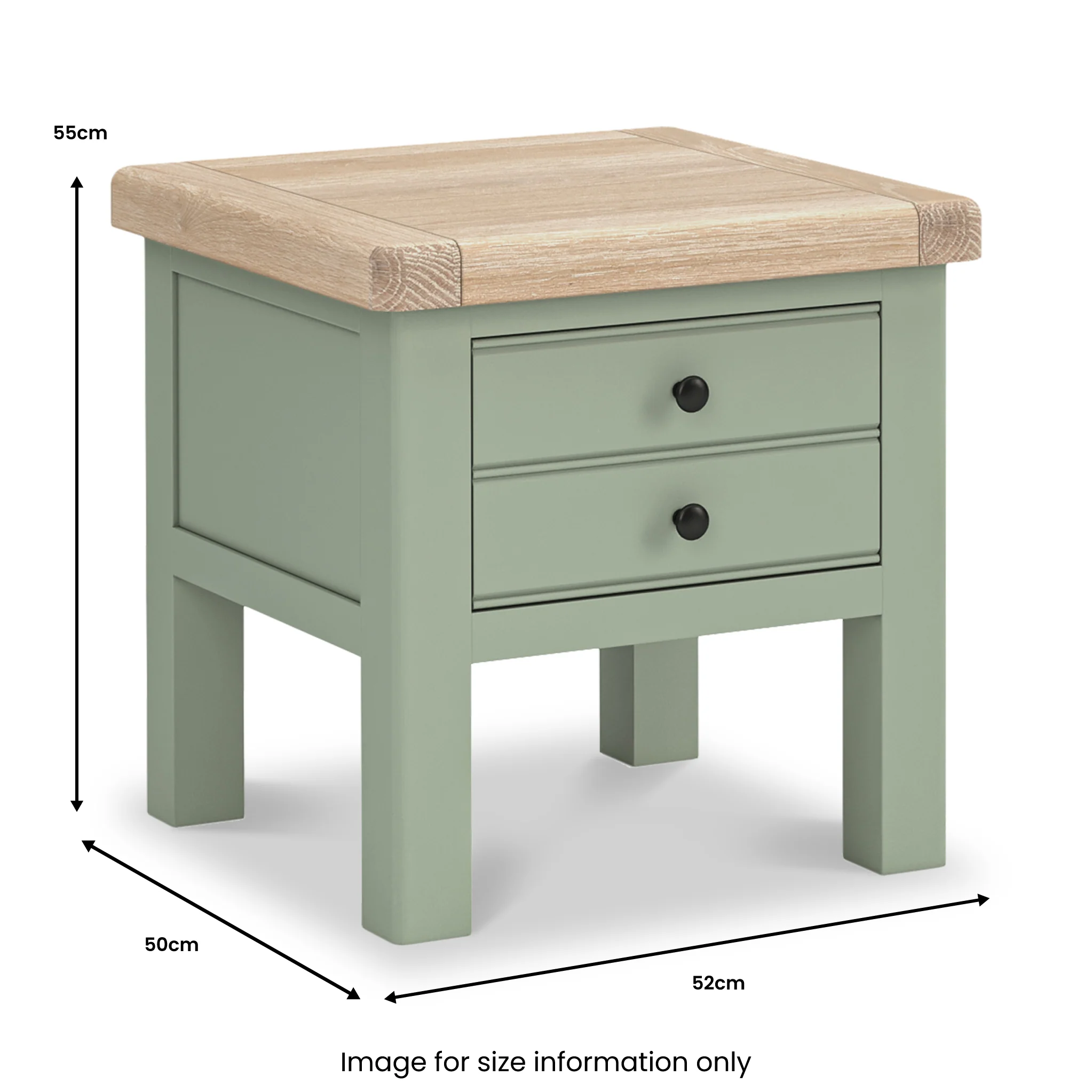 Penzance 1 Drawer Lamp Table - Image 5