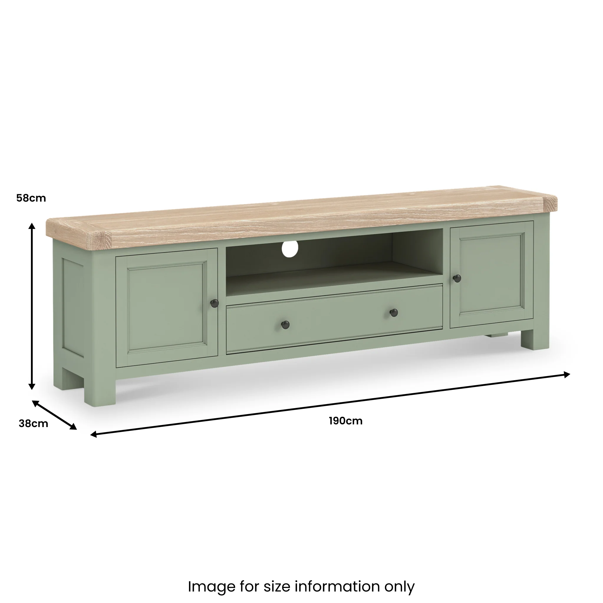 Penzance 190cm TV Unit - Image 3