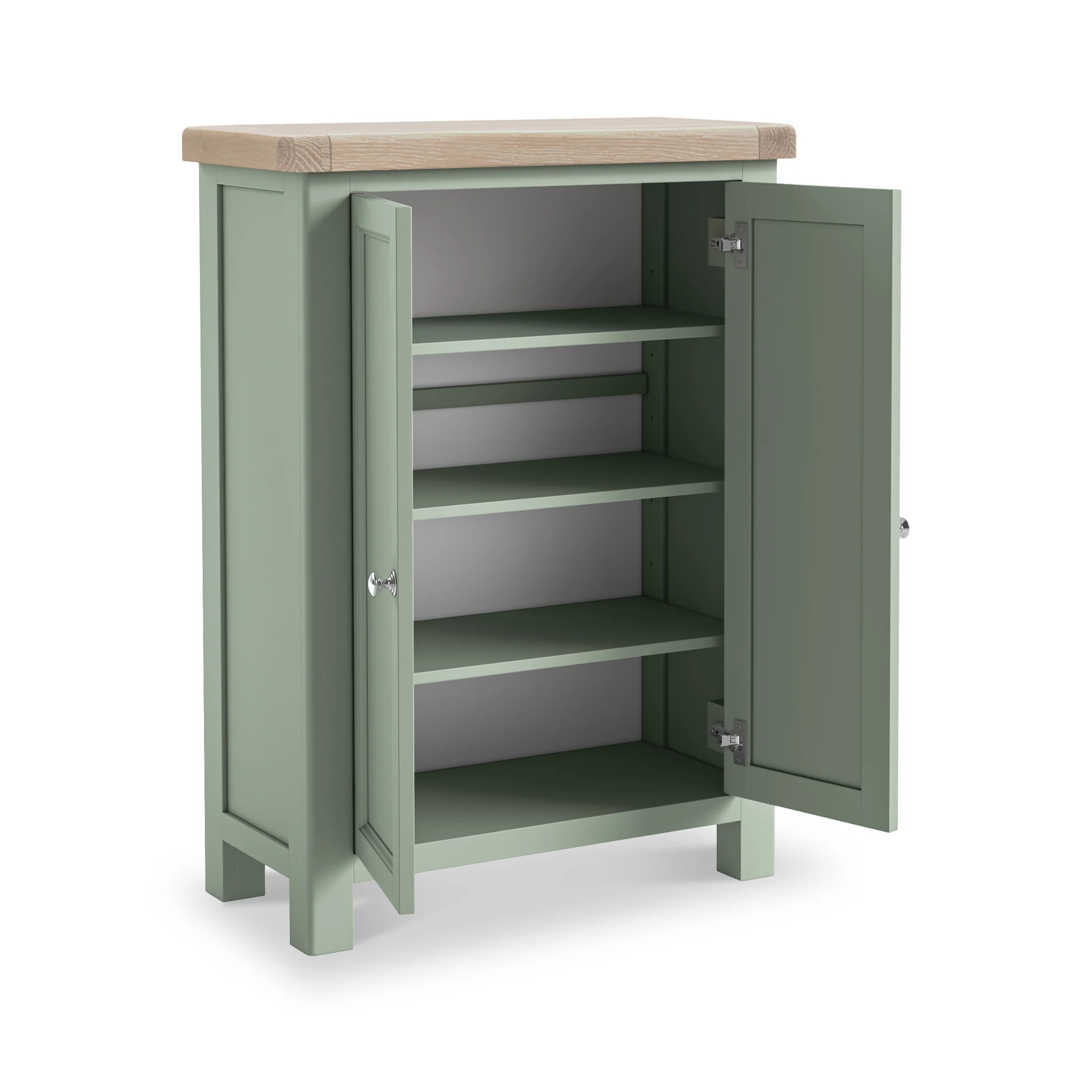 Penzance 2 Door Shoe Storage Cupboard - Image 5
