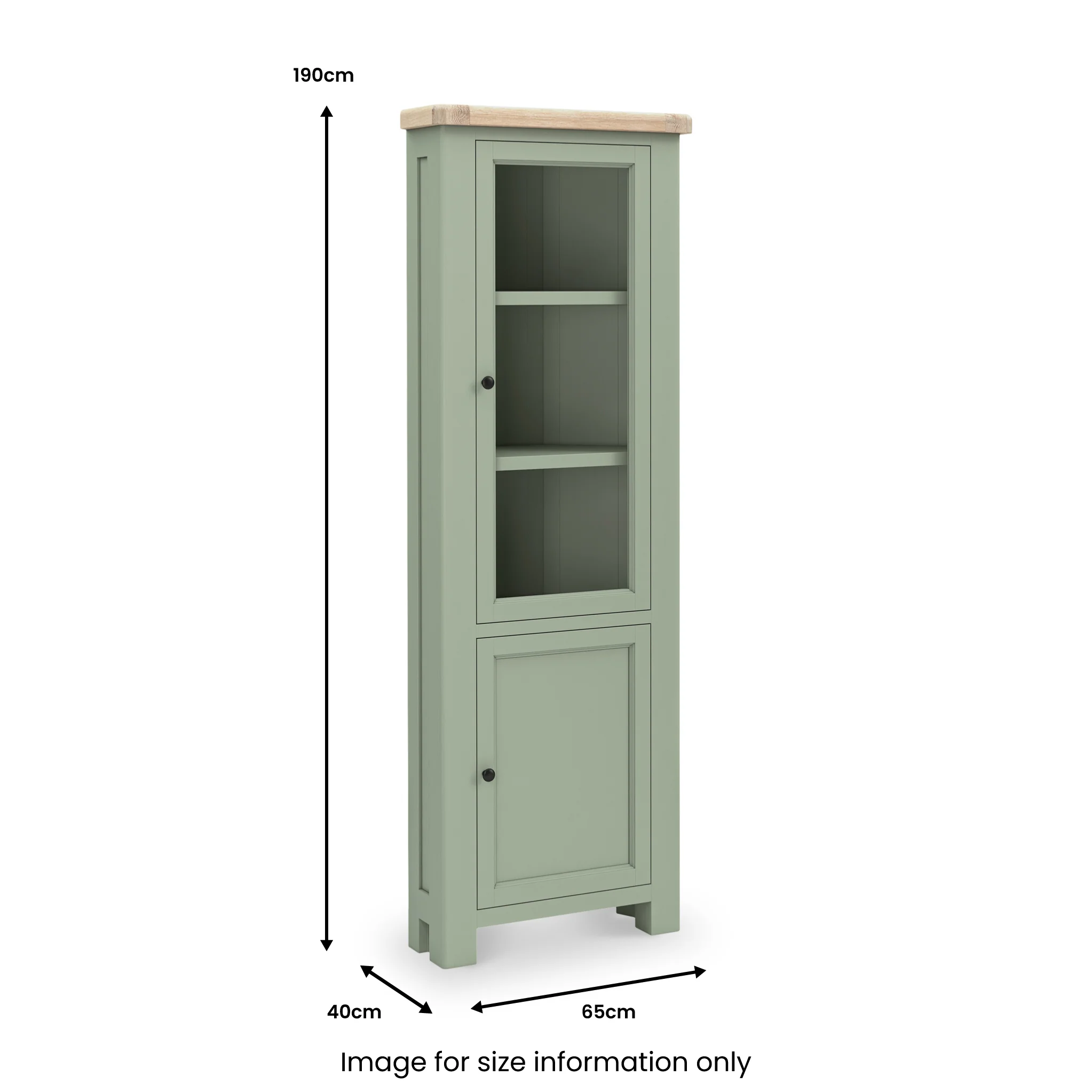 Penzance Corner Display Cabinet - Image 7