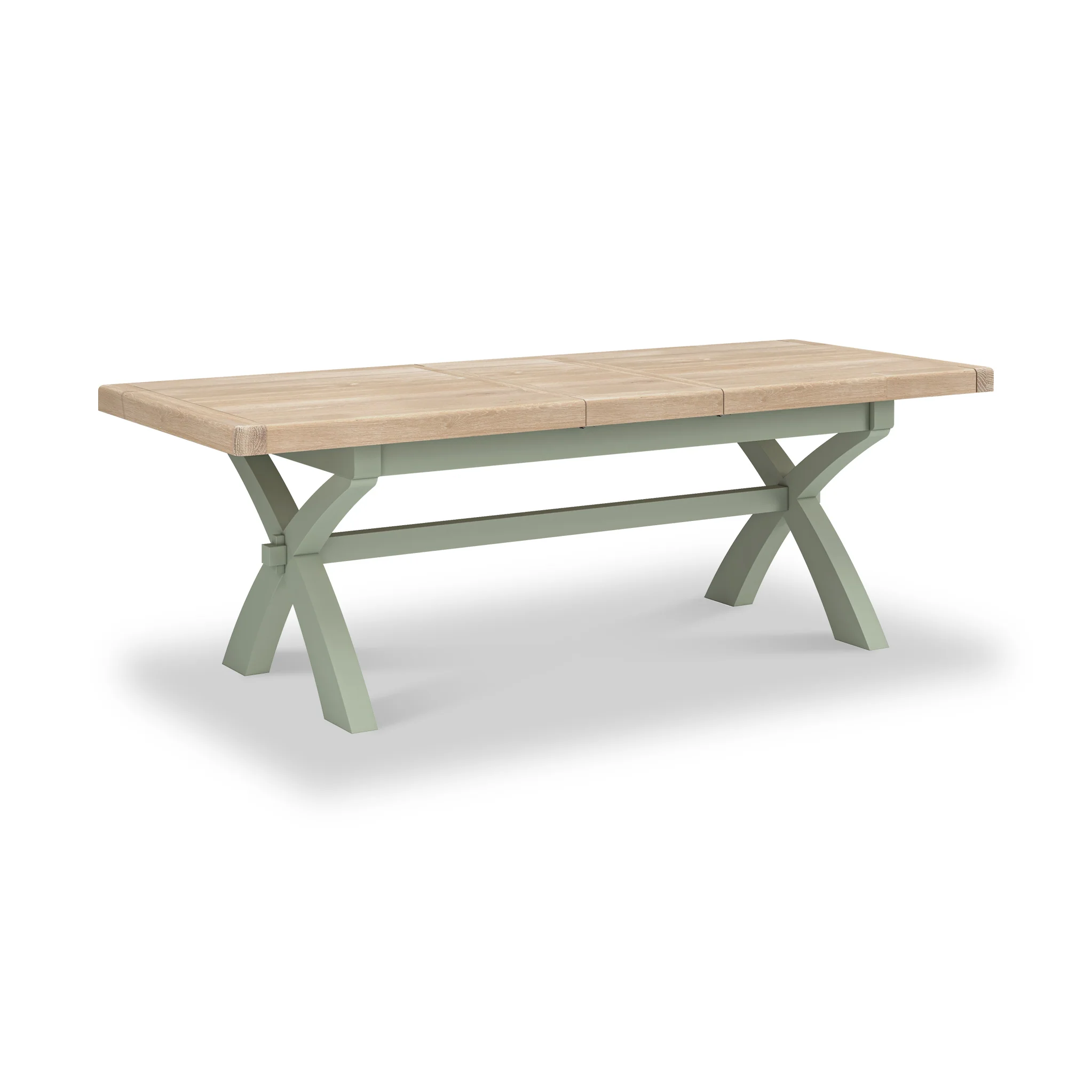 Penzance Cross Leg Extending Dining Table - Image 3