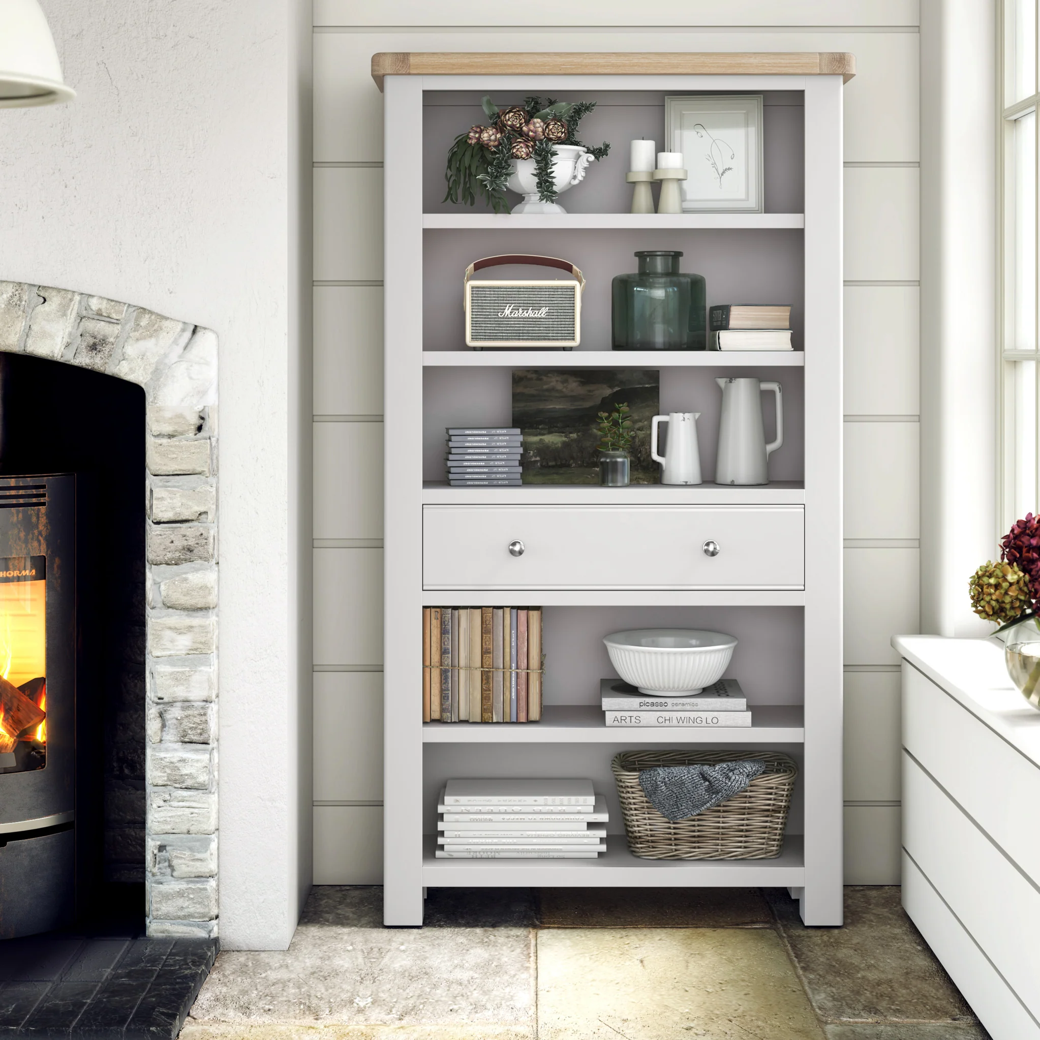 Penzance Large Bookcase - Image 2