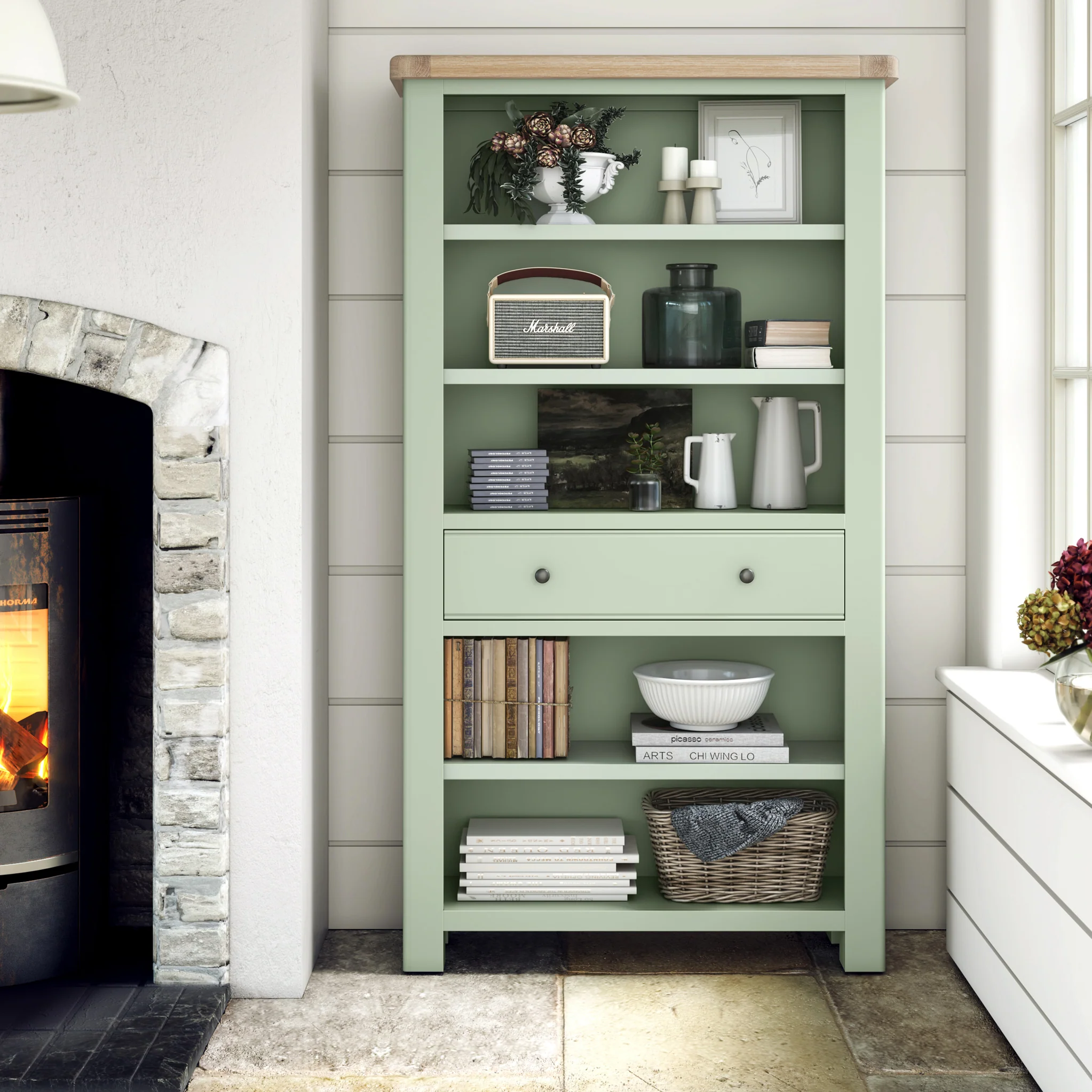Penzance Large Bookcase - Image 4