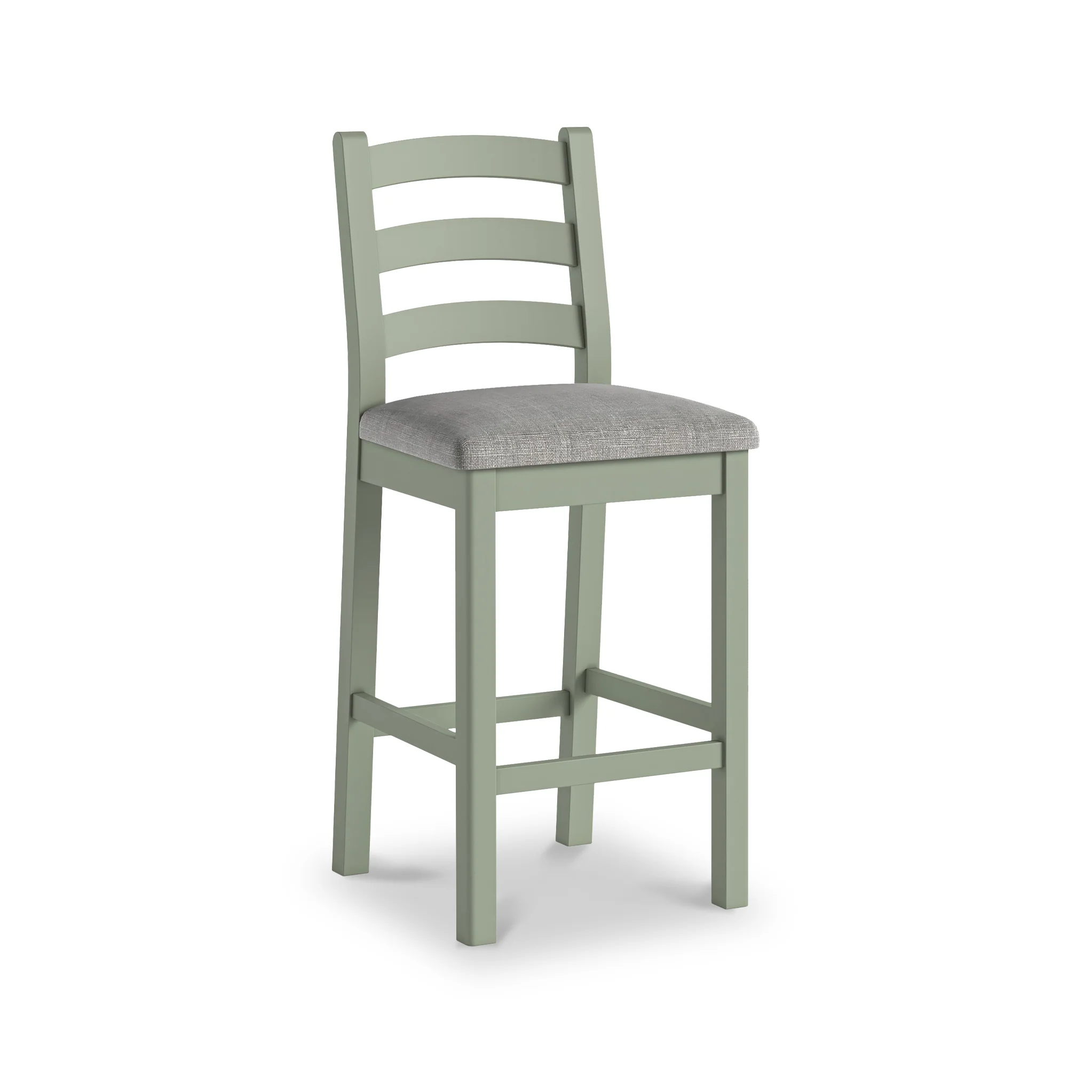Penzance Sage Ladder Back Bar Chair - Image 3