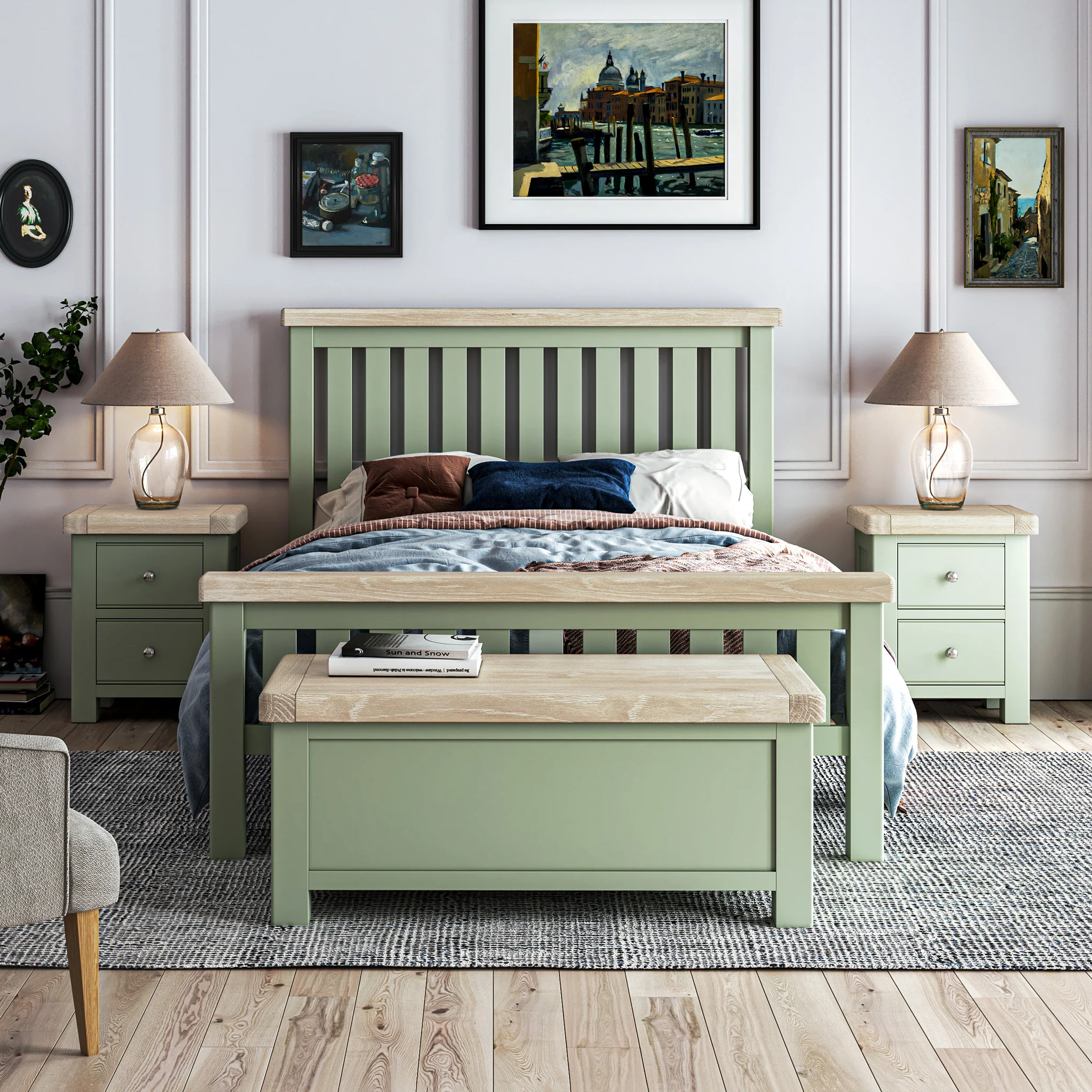 Penzance Slatted Bed Frame - Image 3