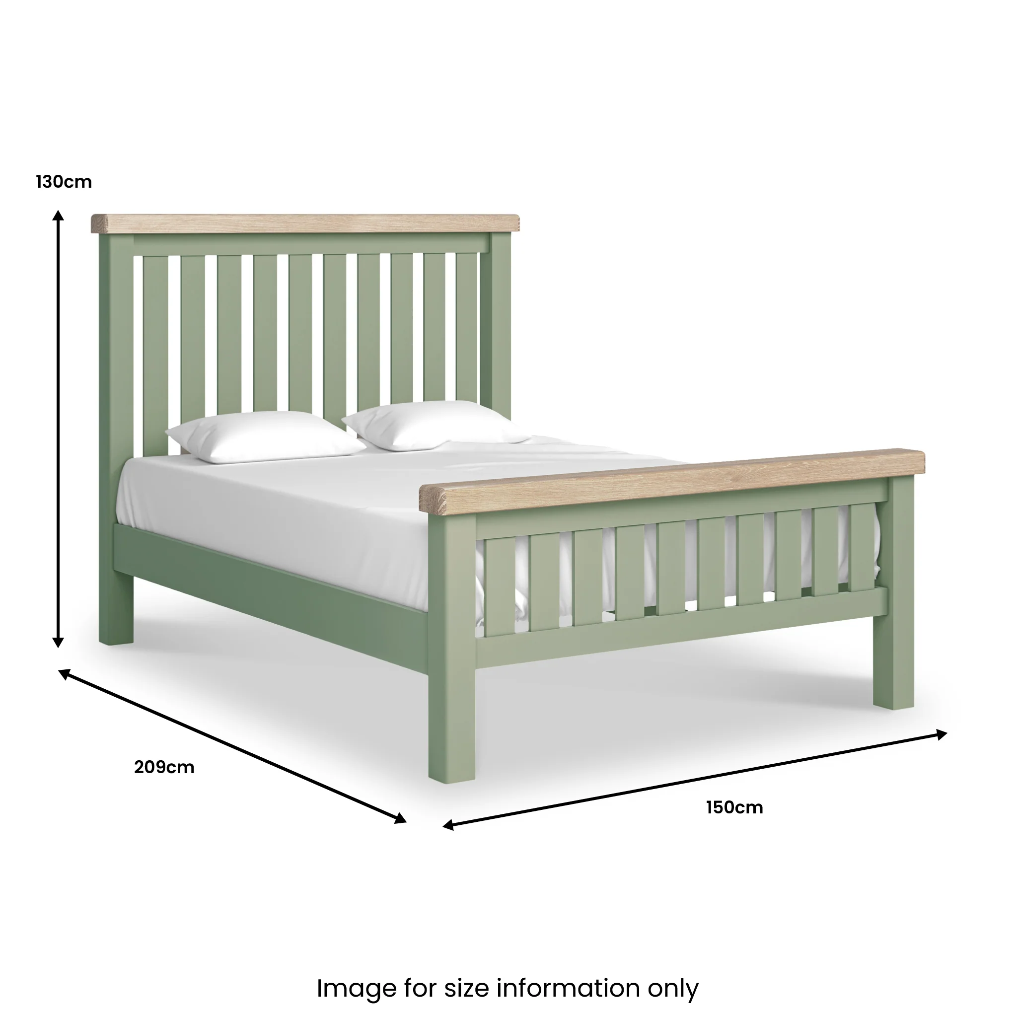 Penzance Slatted Bed Frame - Image 5