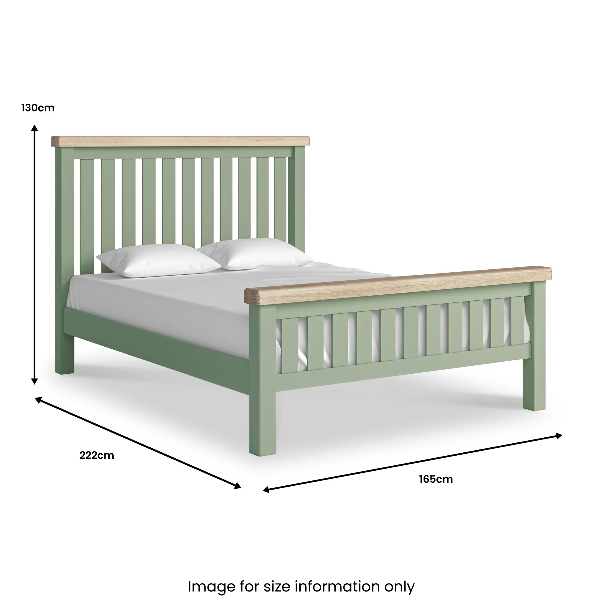Penzance Slatted Bed Frame - Image 6