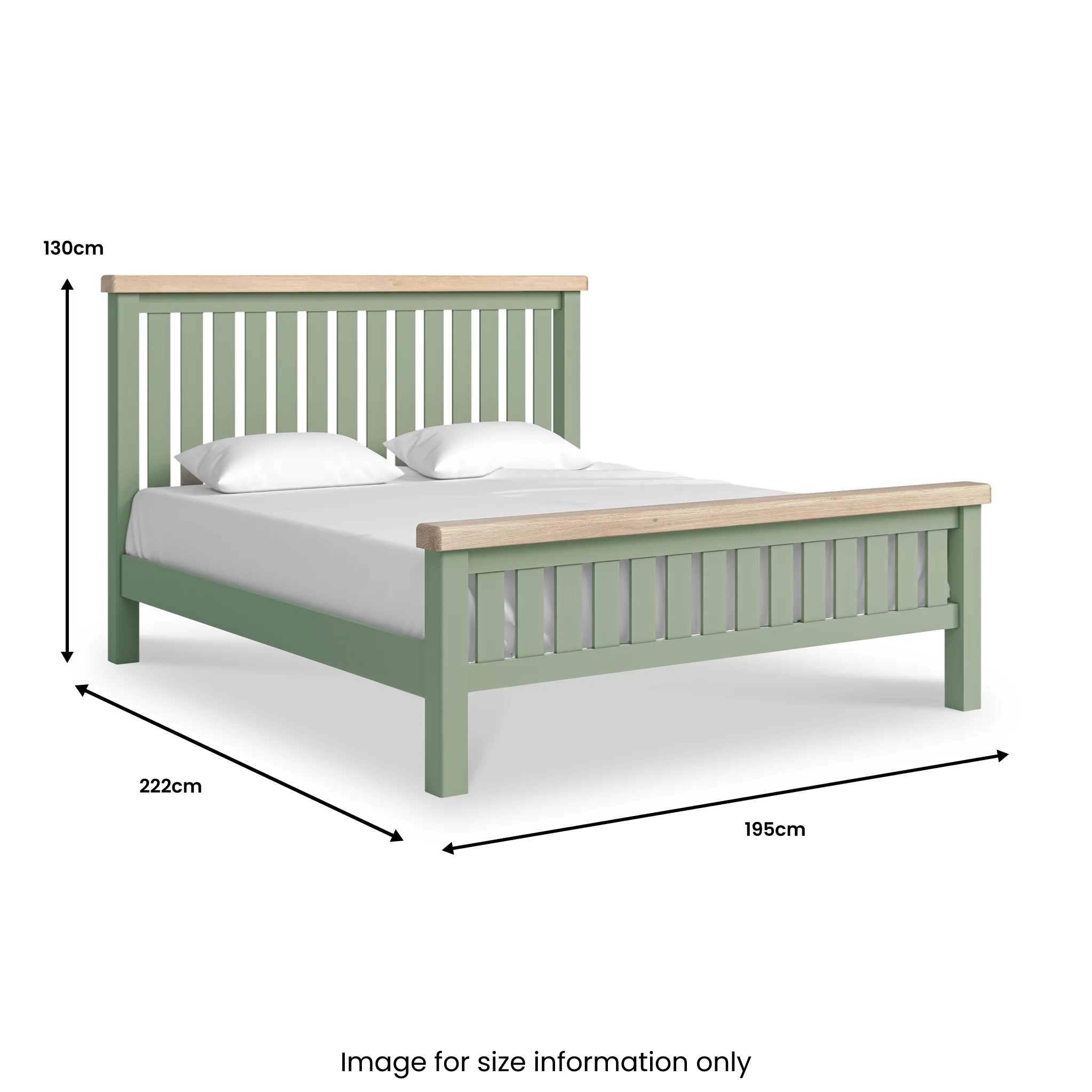 Penzance Slatted Bed Frame - Image 7