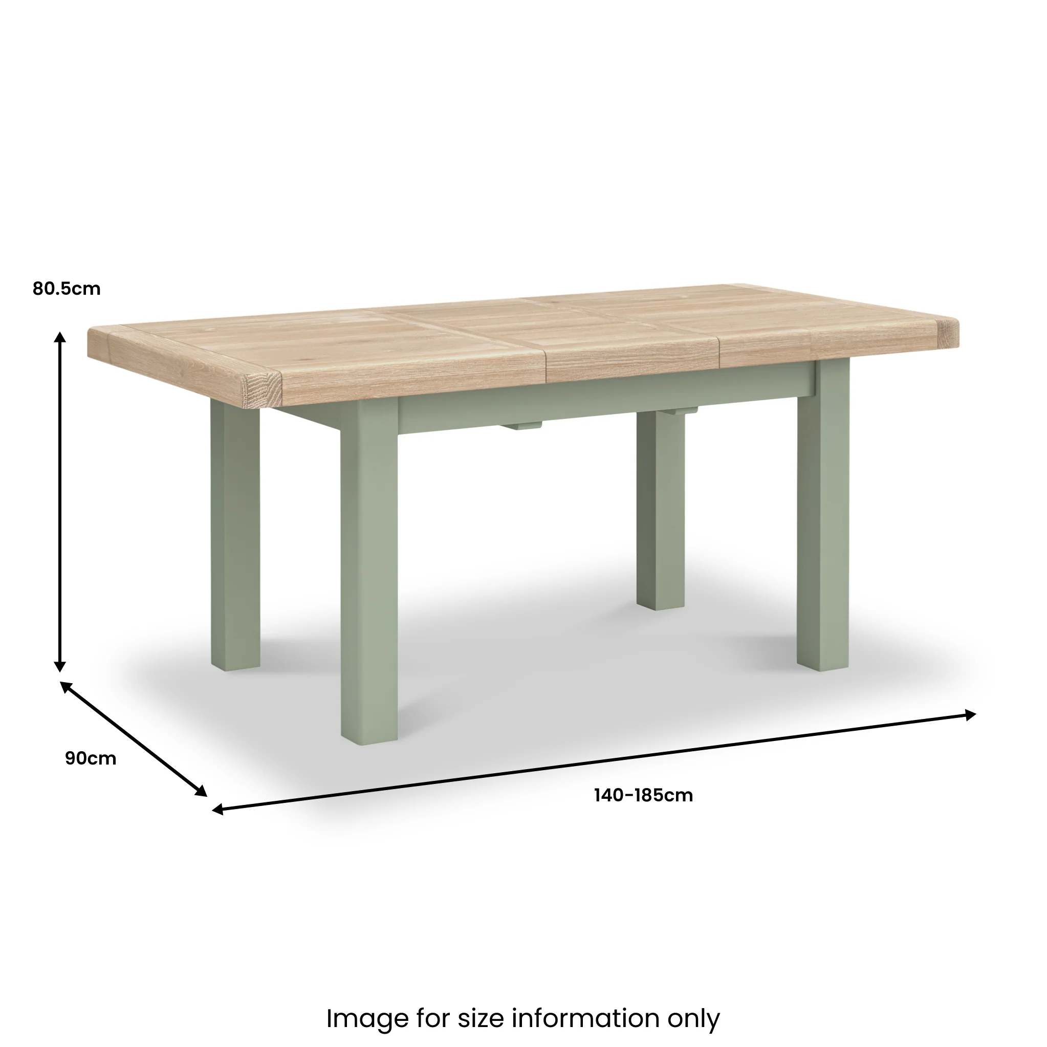 Penzance Small Extending Dining Table - Image 5