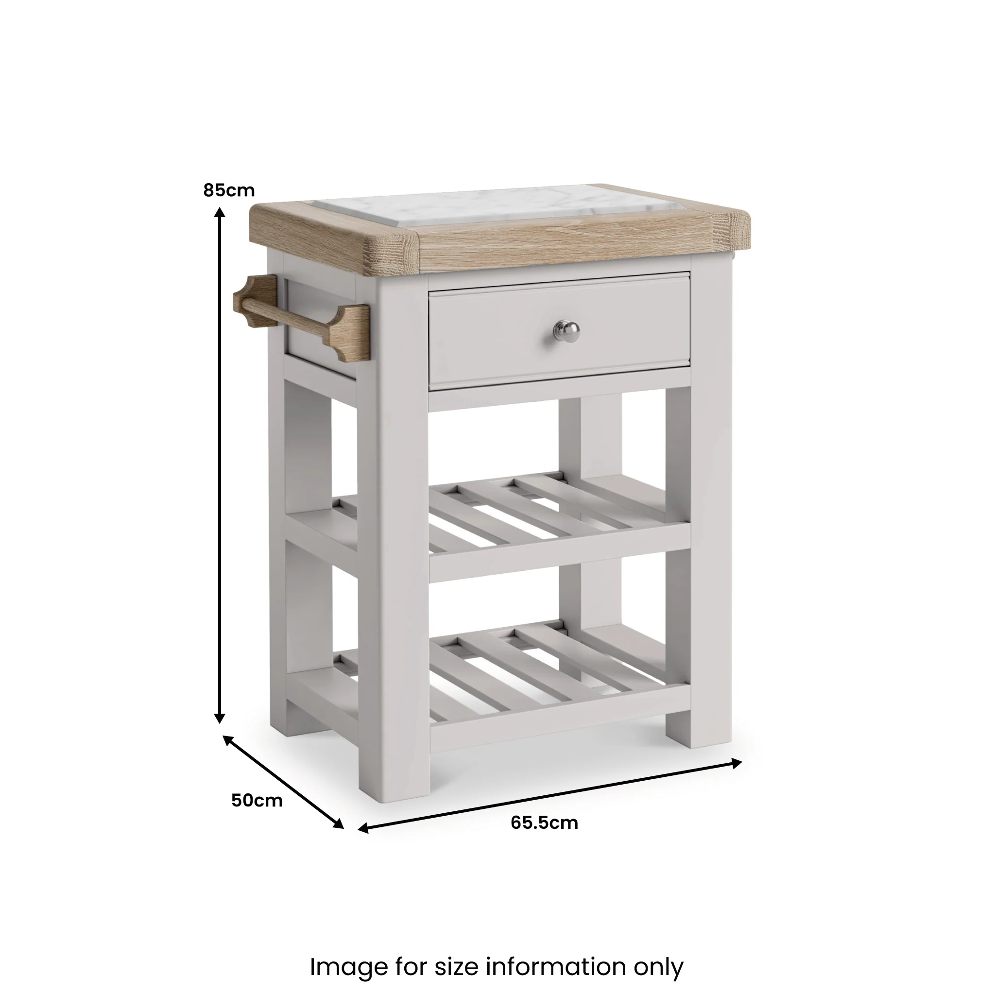 Penzance Small Kitchen Island - Image 5