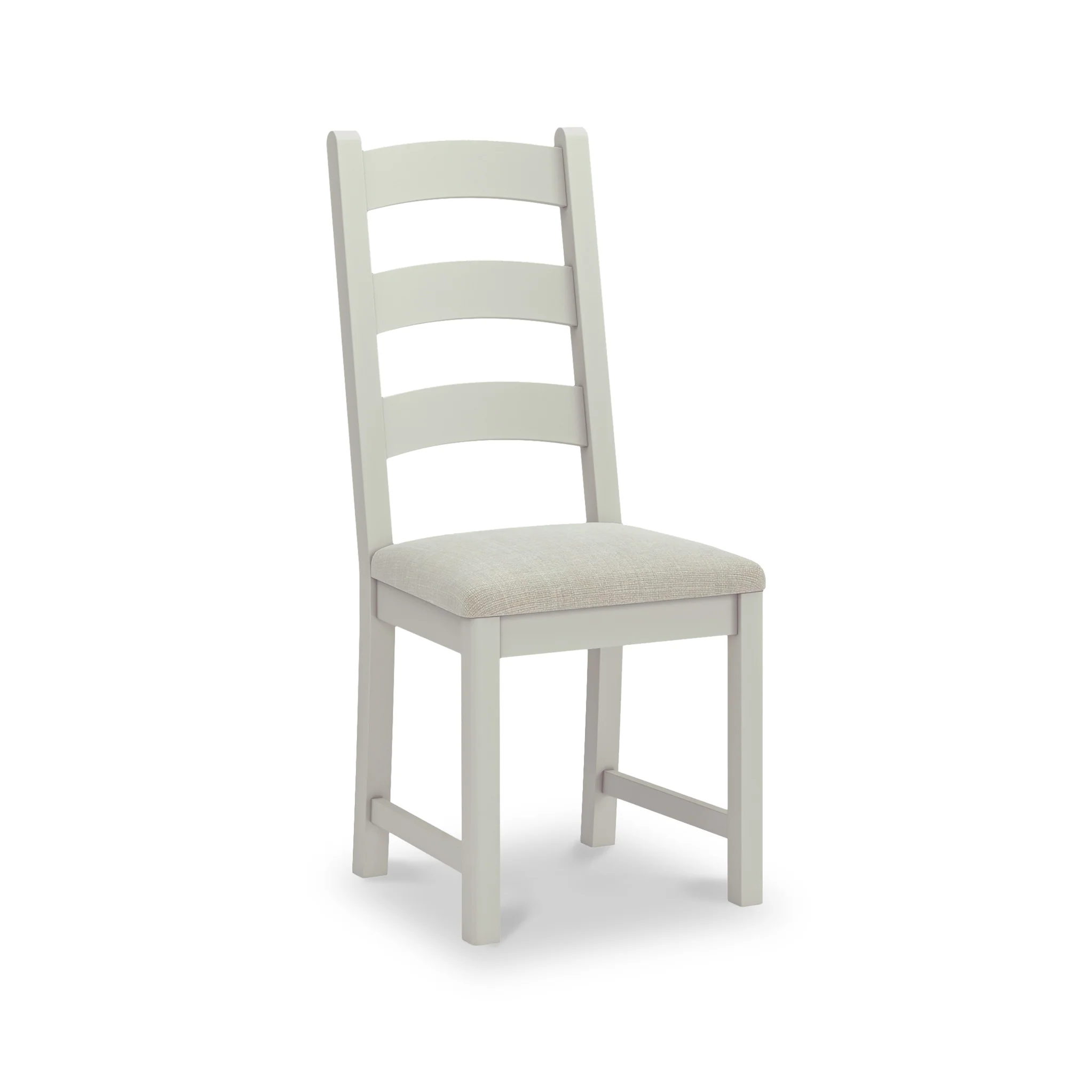 Penzance Stone Grey Ladder Back Dining Chair - Image 2