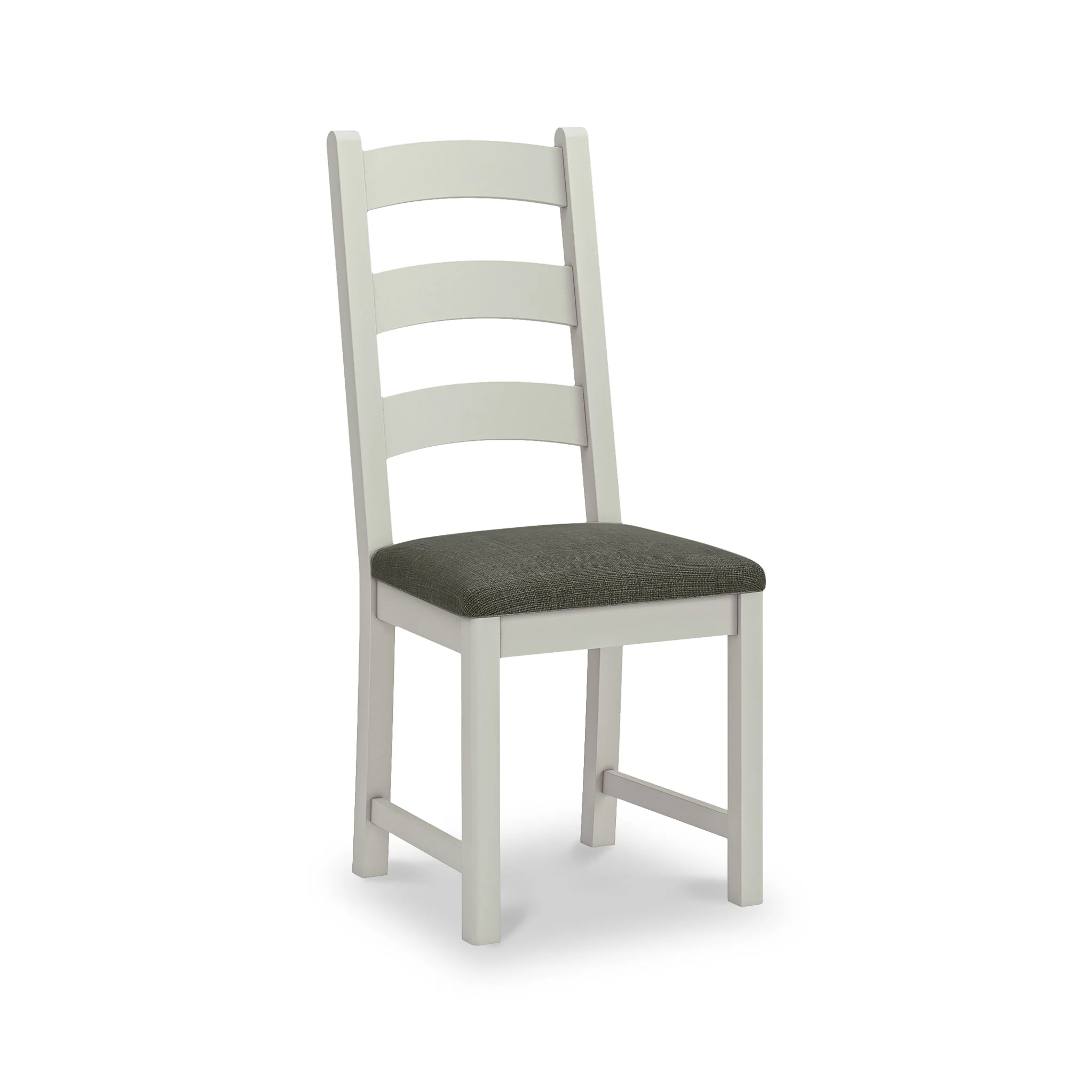 Penzance Stone Grey Ladder Back Dining Chair - Image 3