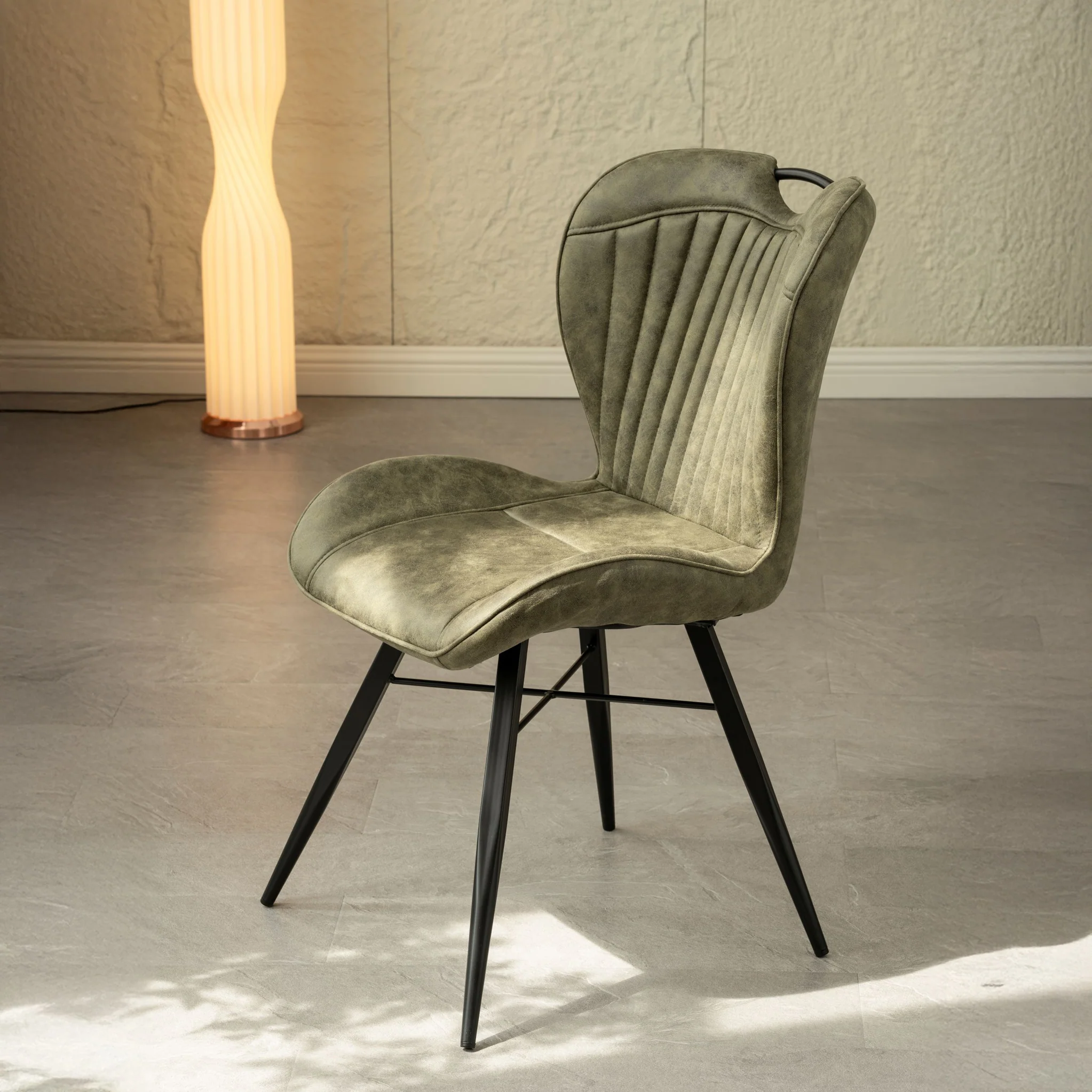 Peran Soft Faux Leather Dining Chair - Image 21