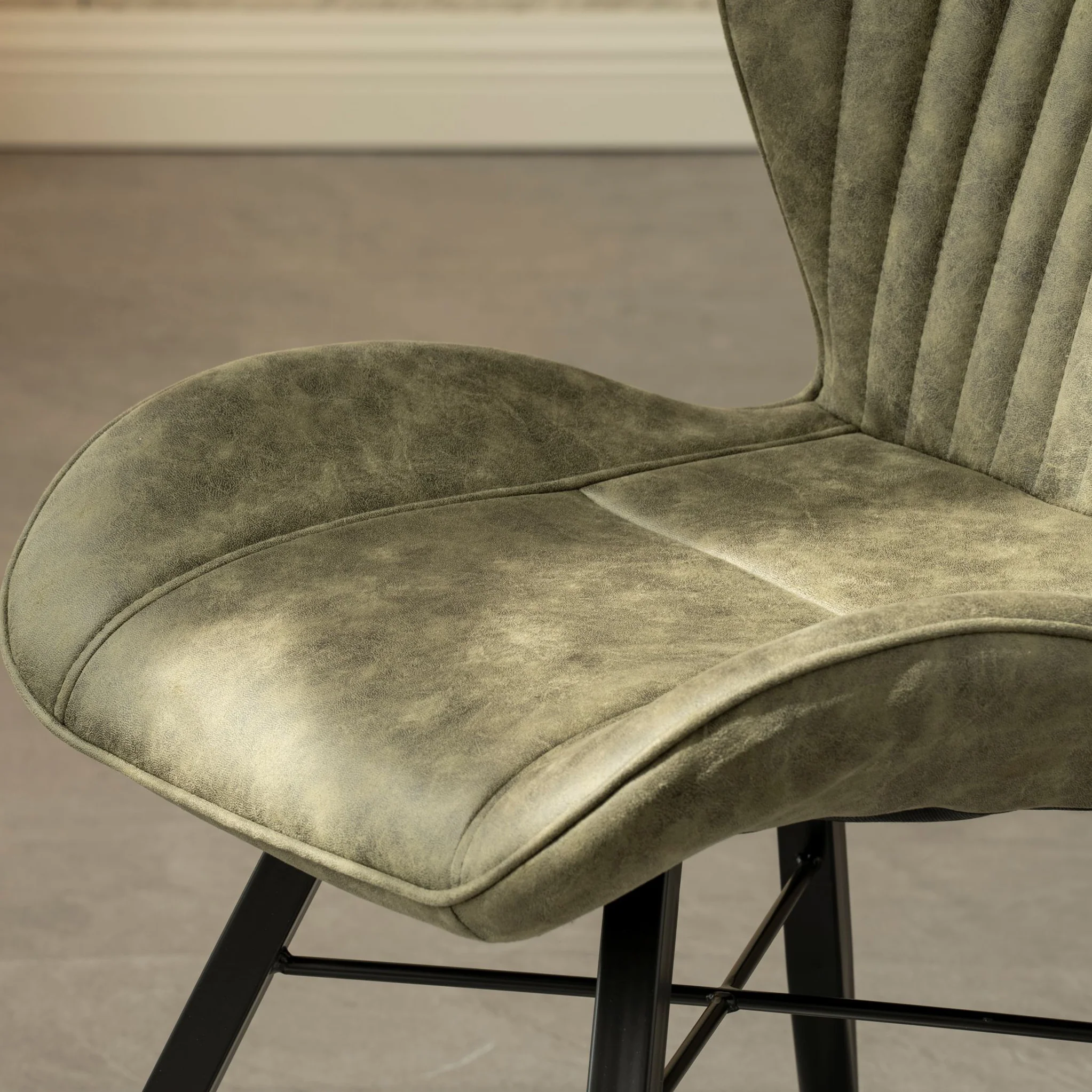 Peran Soft Faux Leather Dining Chair - Image 24