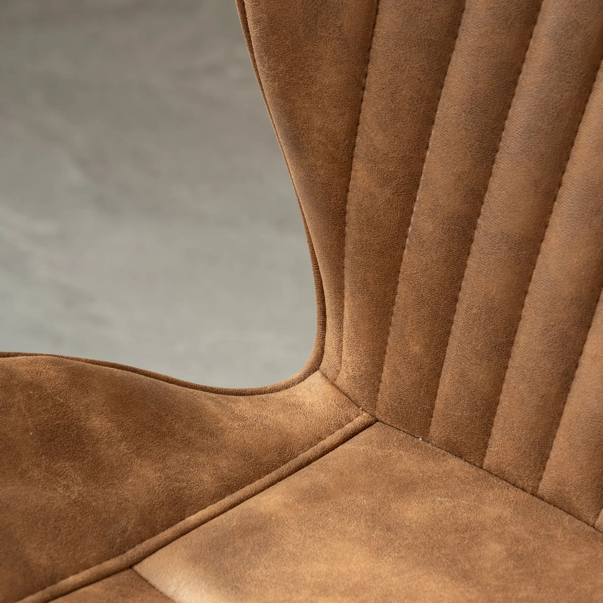 Peran Soft Faux Leather Dining Chair - Image 3