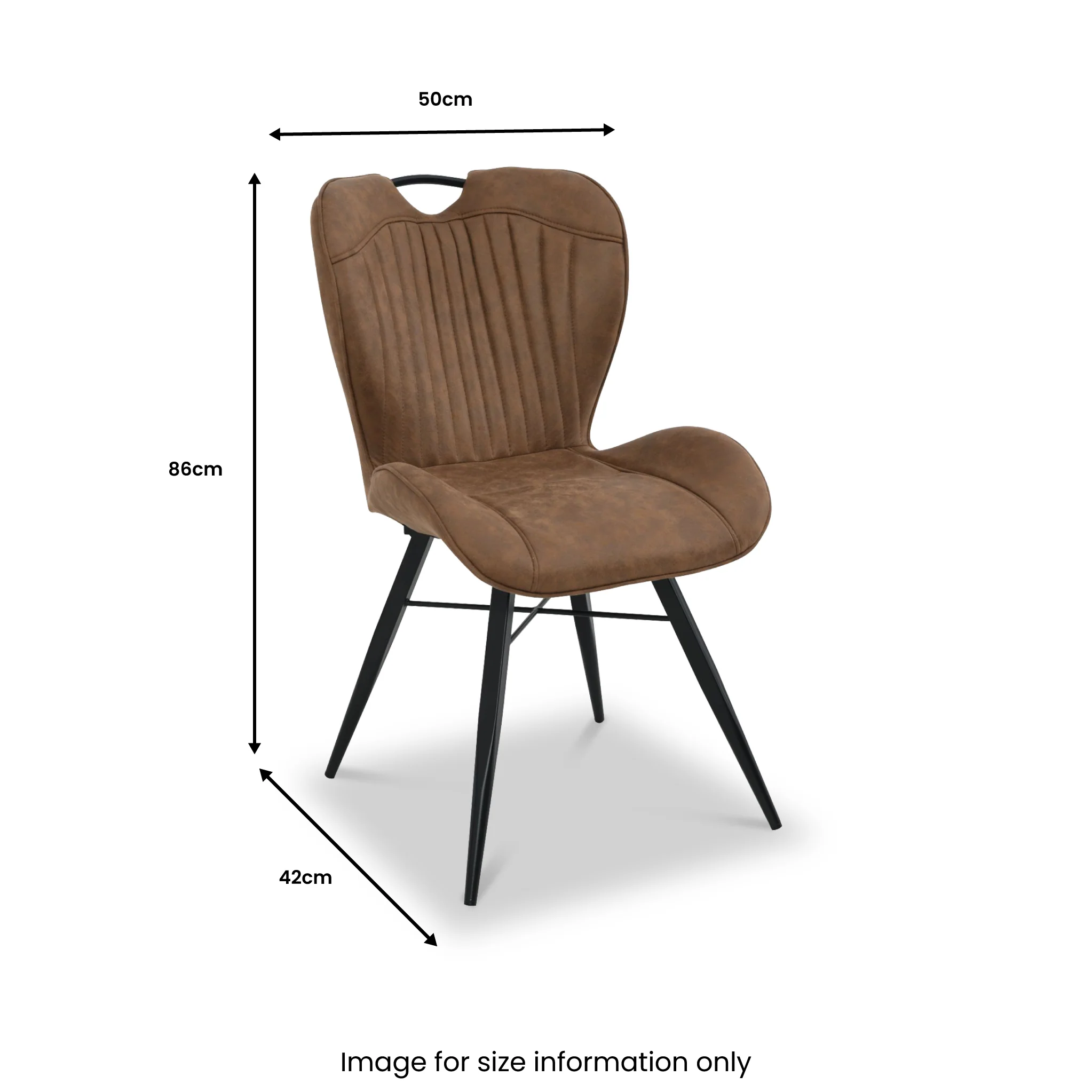 Peran Soft Faux Leather Dining Chair - Image 33