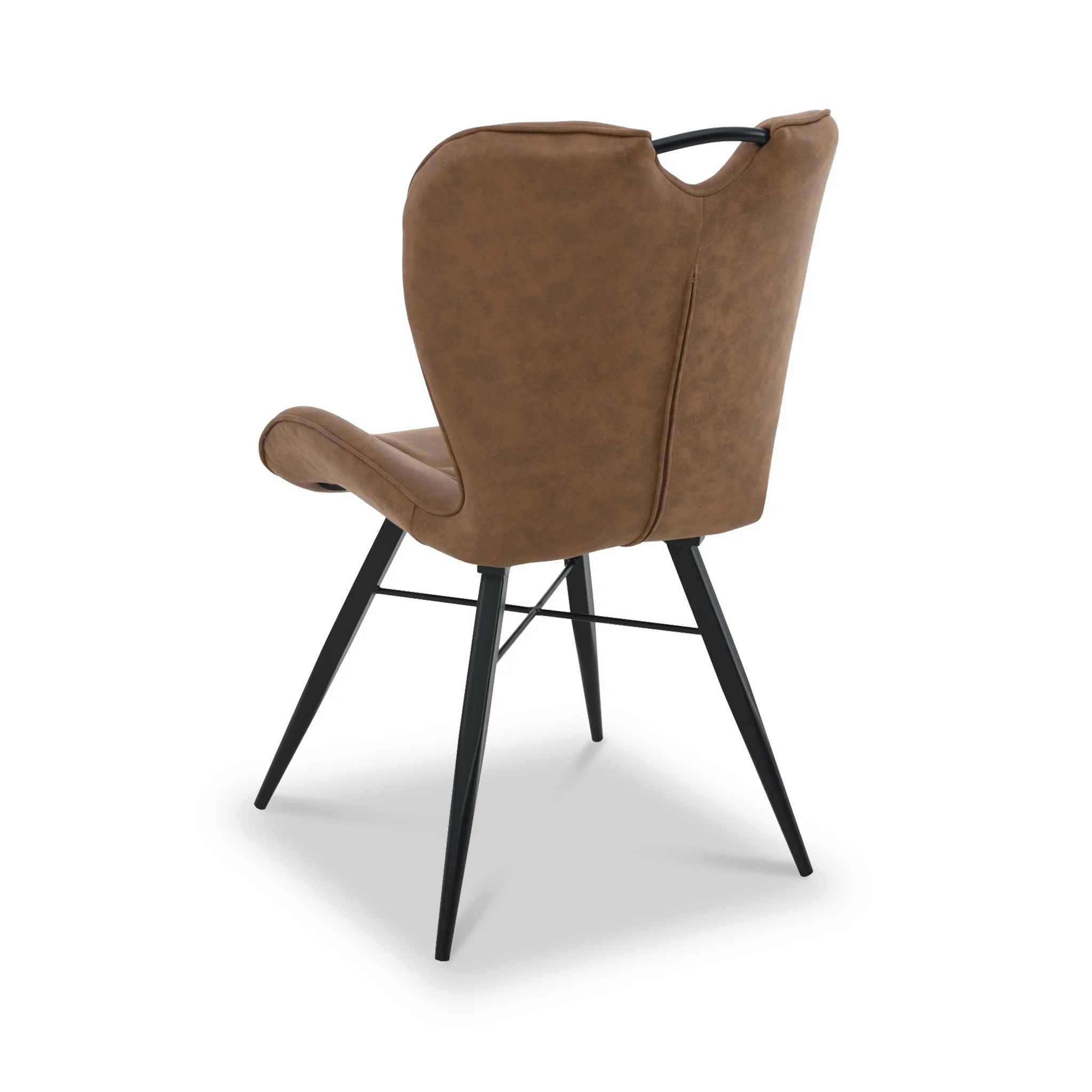 Peran Soft Faux Leather Dining Chair - Image 4