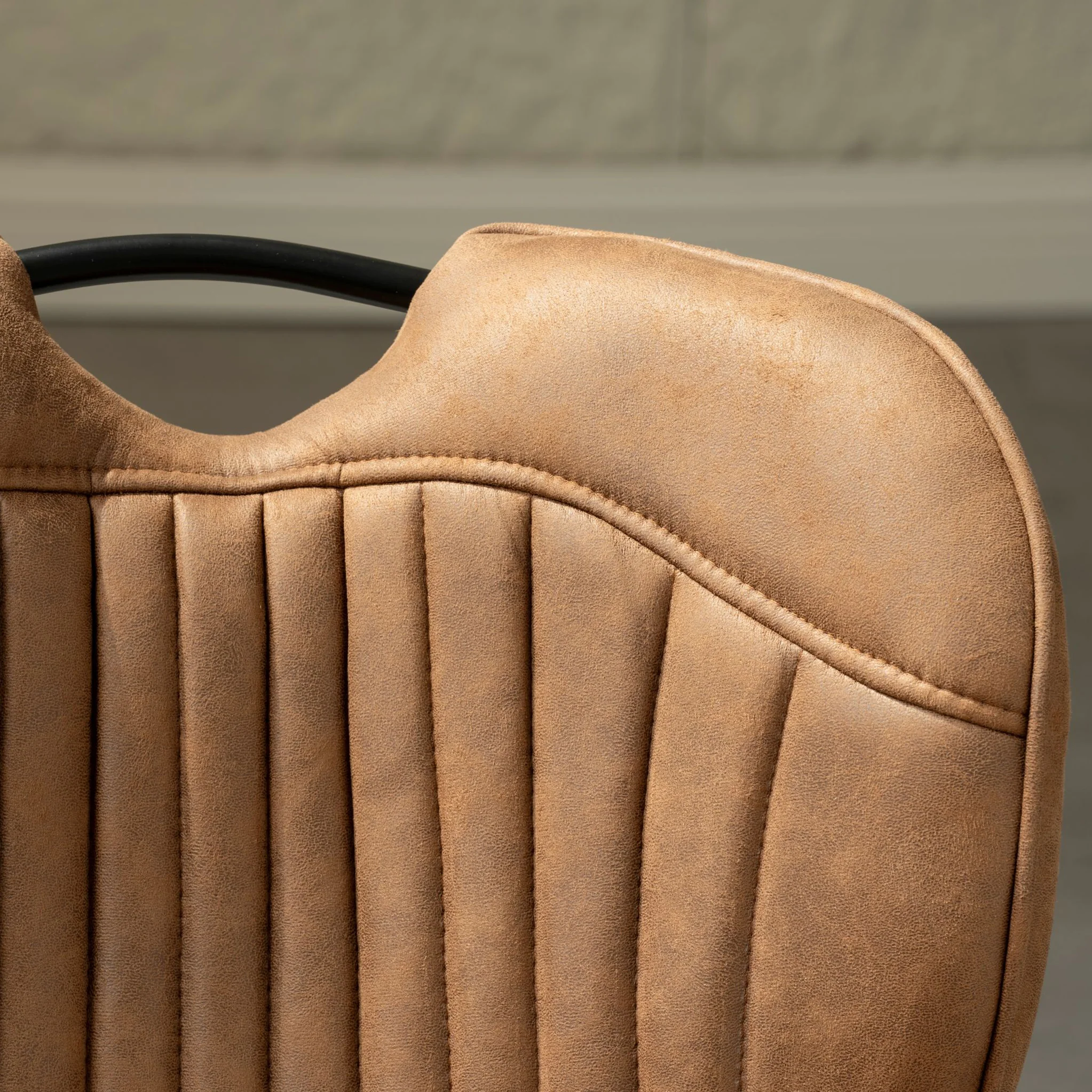 Peran Soft Faux Leather Dining Chair - Image 6
