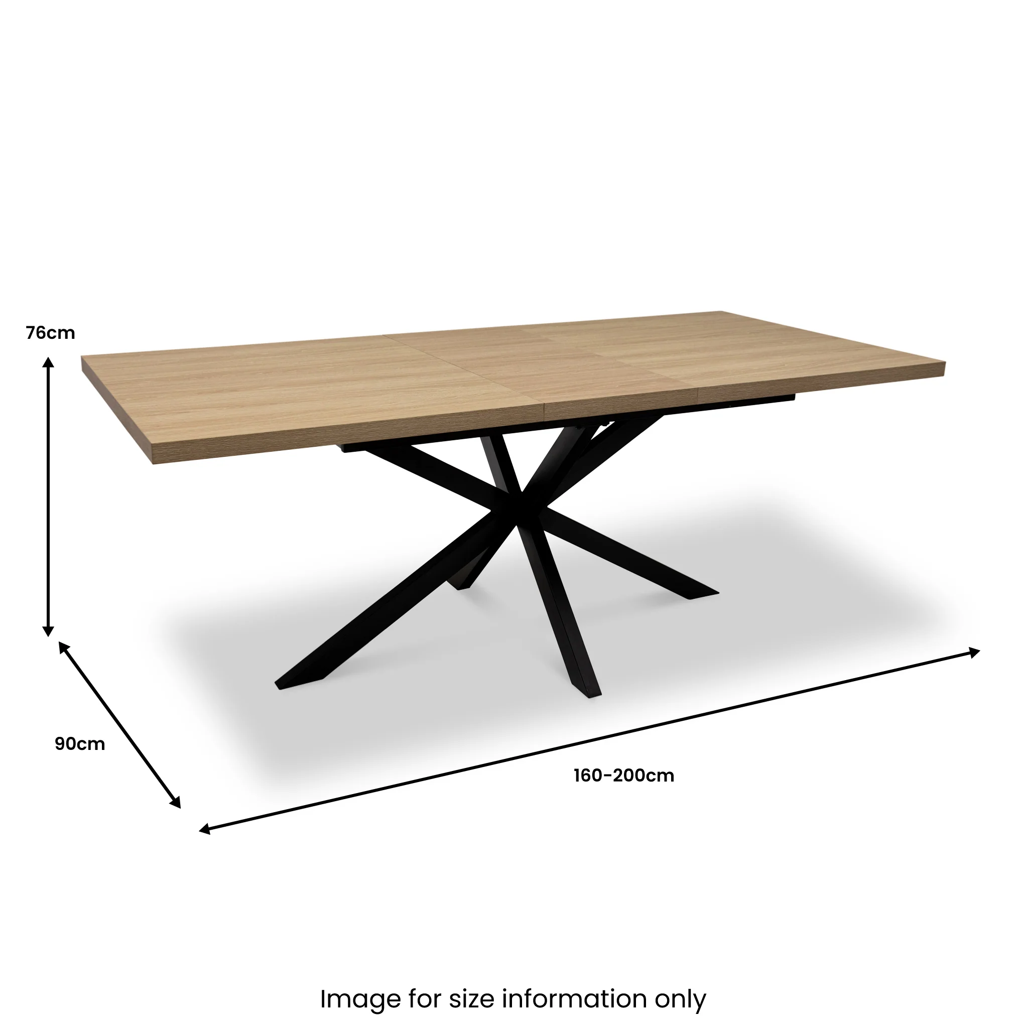 Perez 160cm Extending Dining Table - Image 13