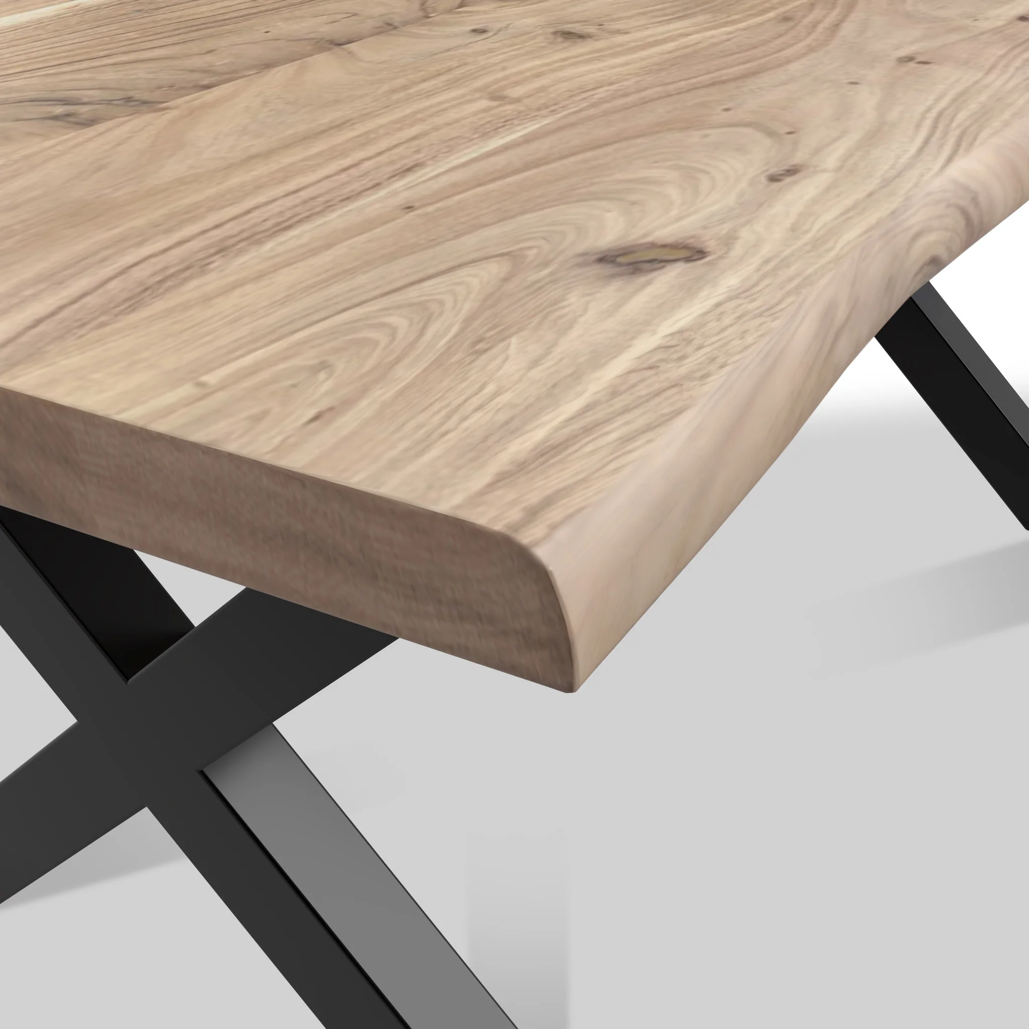 Petra Acacia 180cm Dining Table with X Leg - Image 4