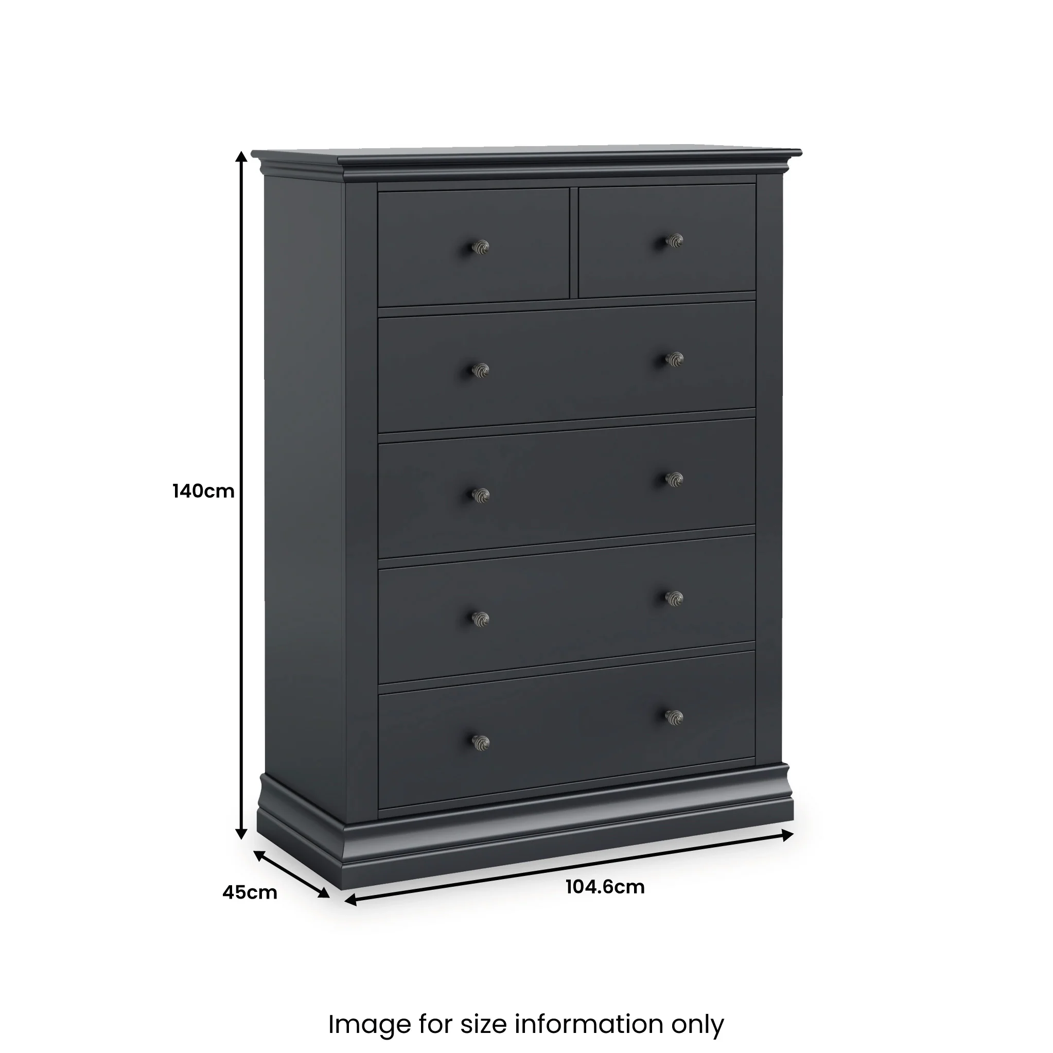Porter 2 Over 4 Chest of Drawers - Image 5