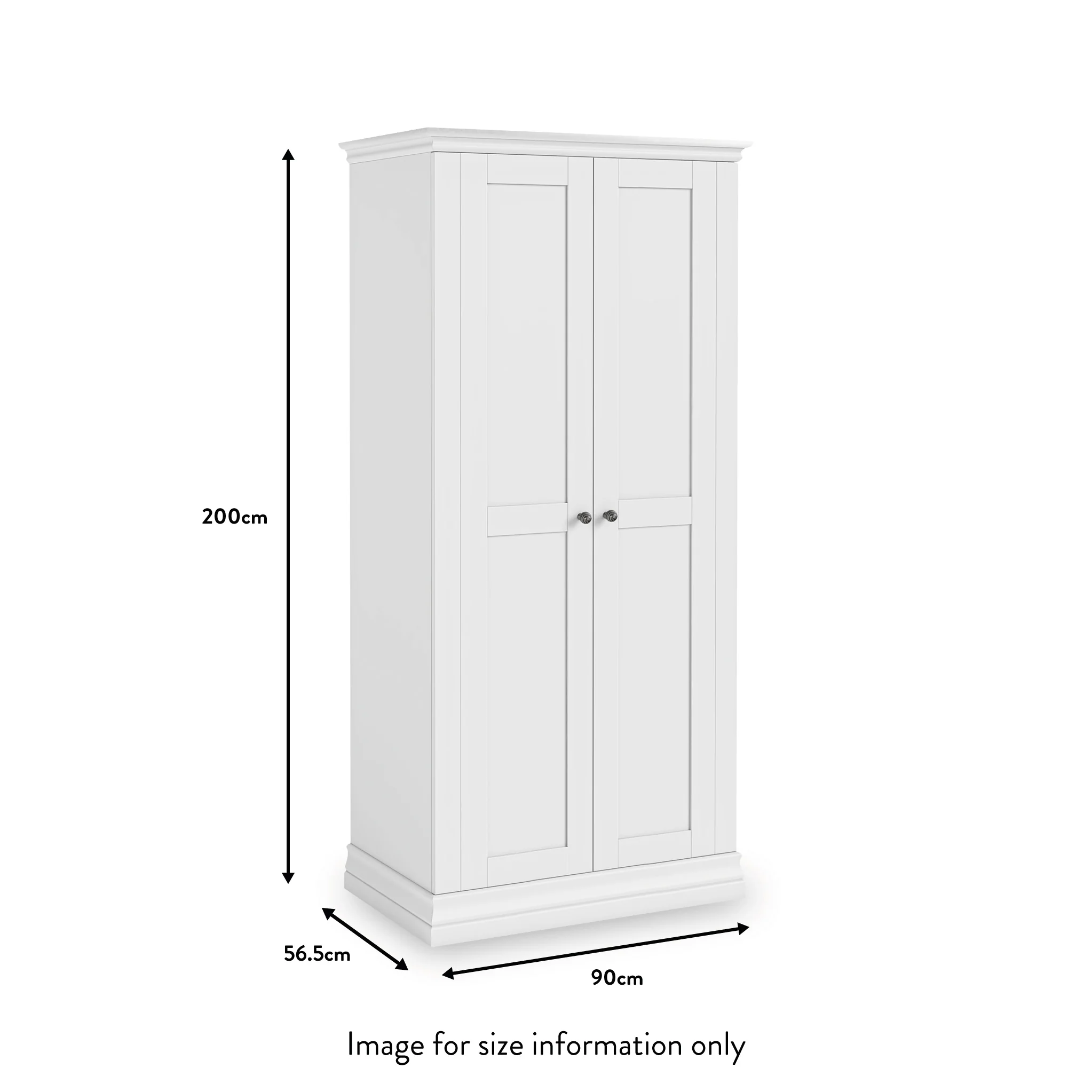 Porter Double Full Hanging Wardrobe - Image 12
