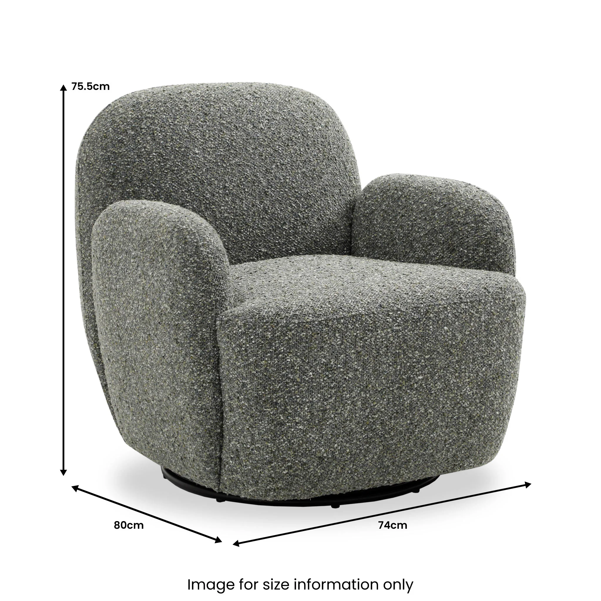 Portia Swivel Armchair - Image 28