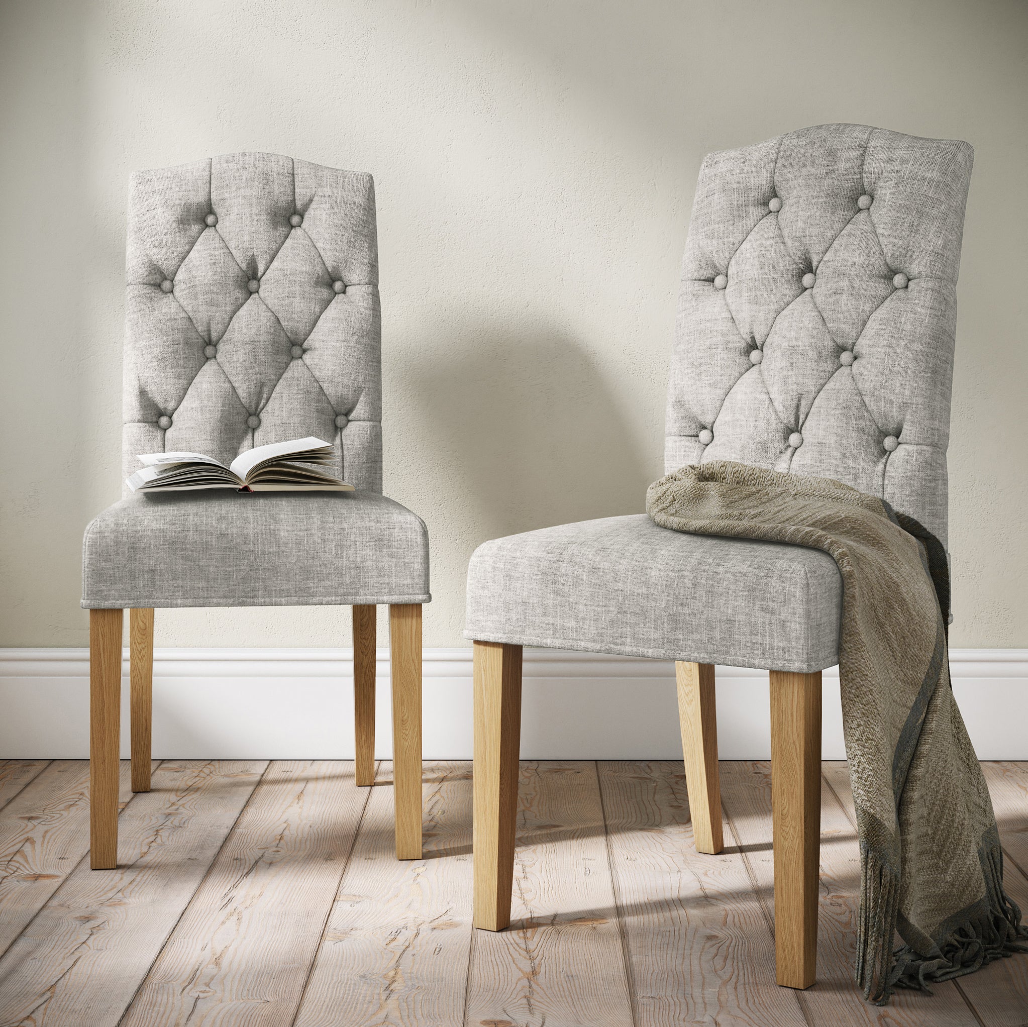 Portland Button Back Dining Chair - Image 10