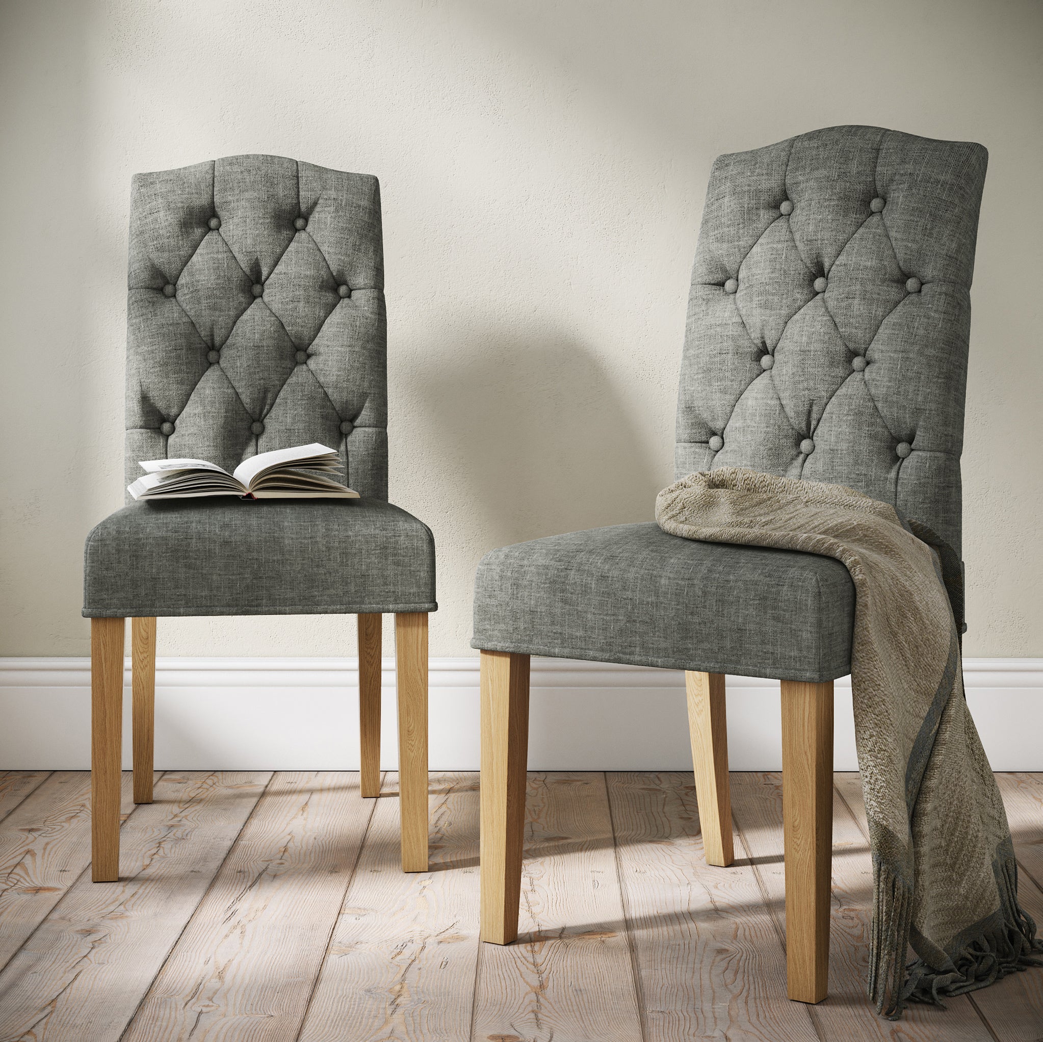 Portland Button Back Dining Chair - Image 17