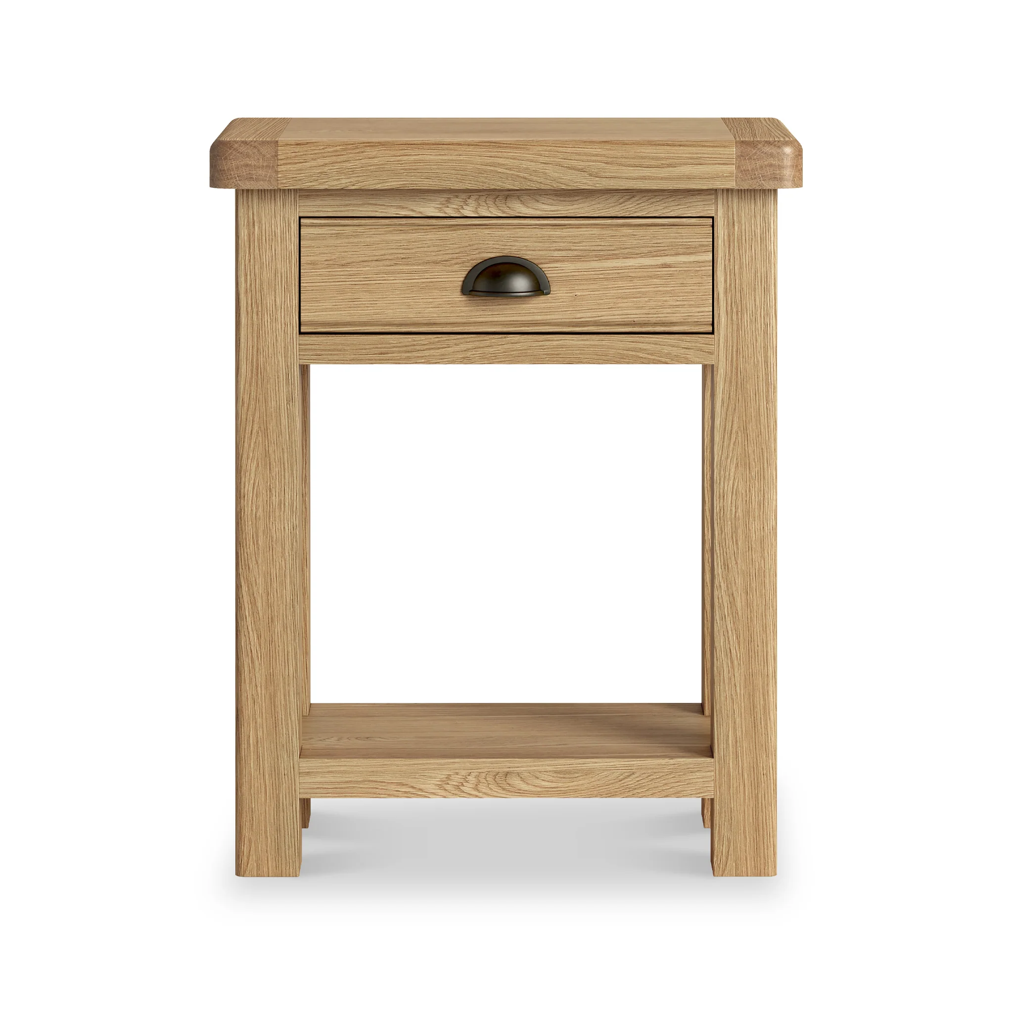 Portland Oak 1 Drawer Telephone Table - Image 4
