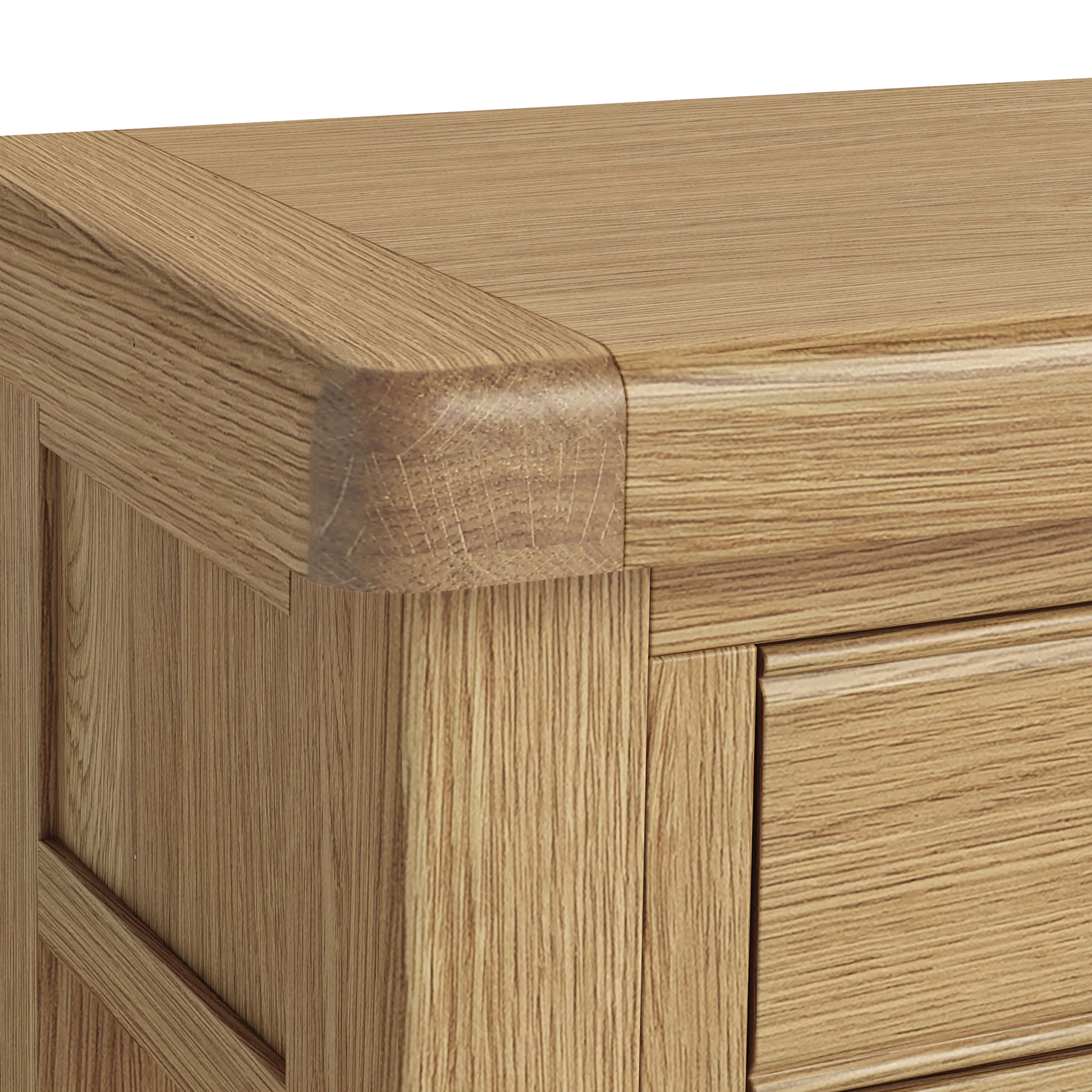 Portland Oak 1 Drawer Telephone Table - Image 5