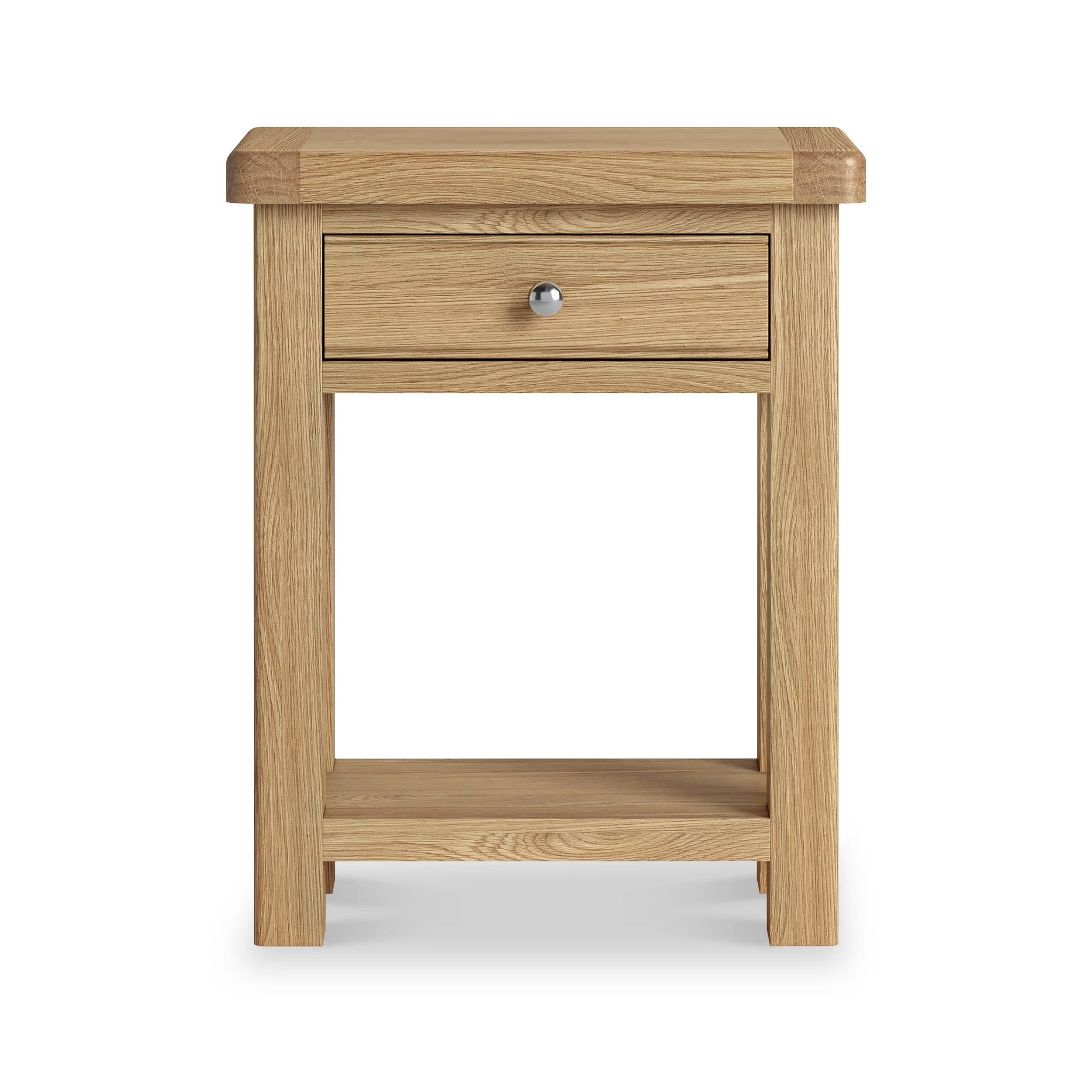 Portland Oak 1 Drawer Telephone Table - Image 7