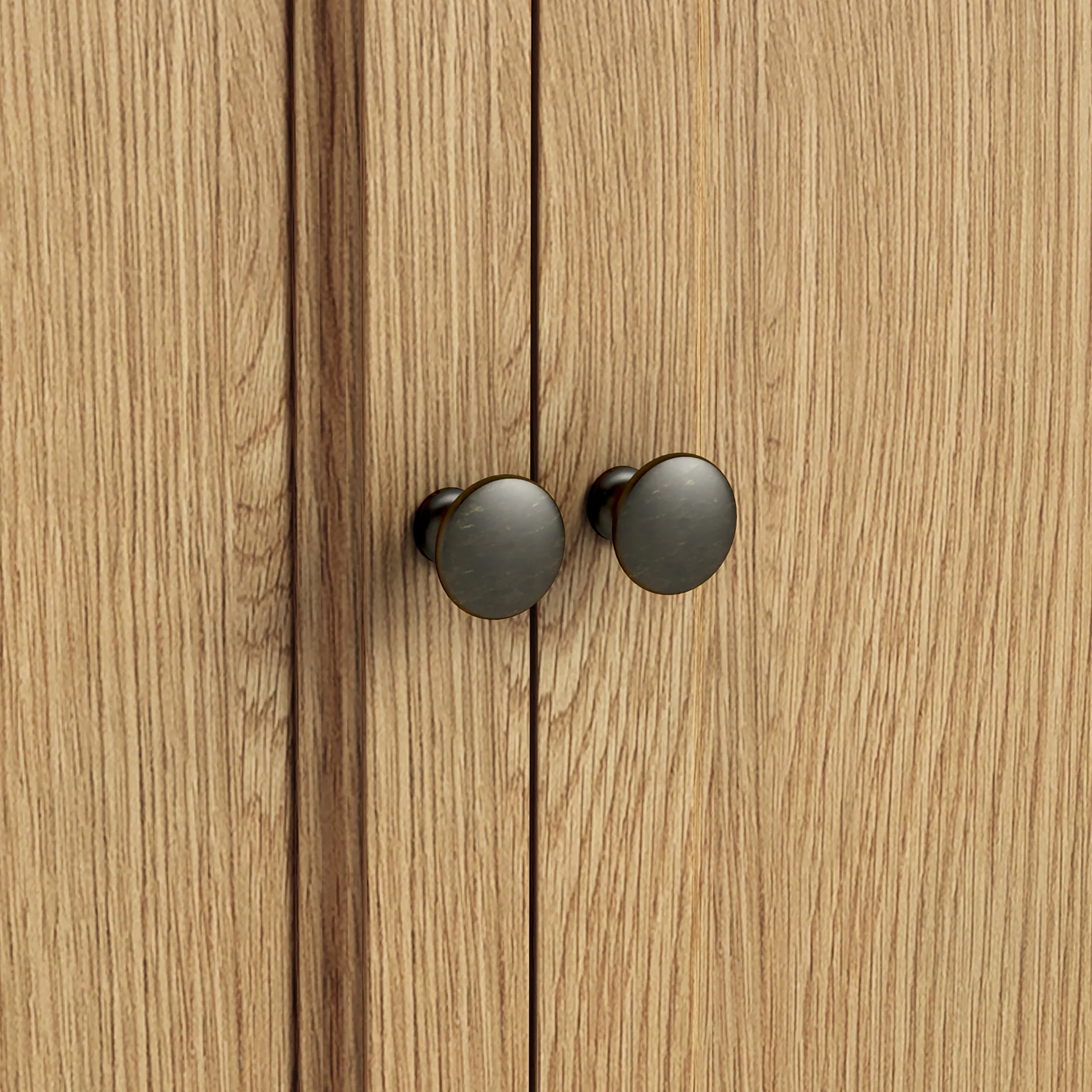 Portland Oak 2 Door Corner TV Unit - Image 6