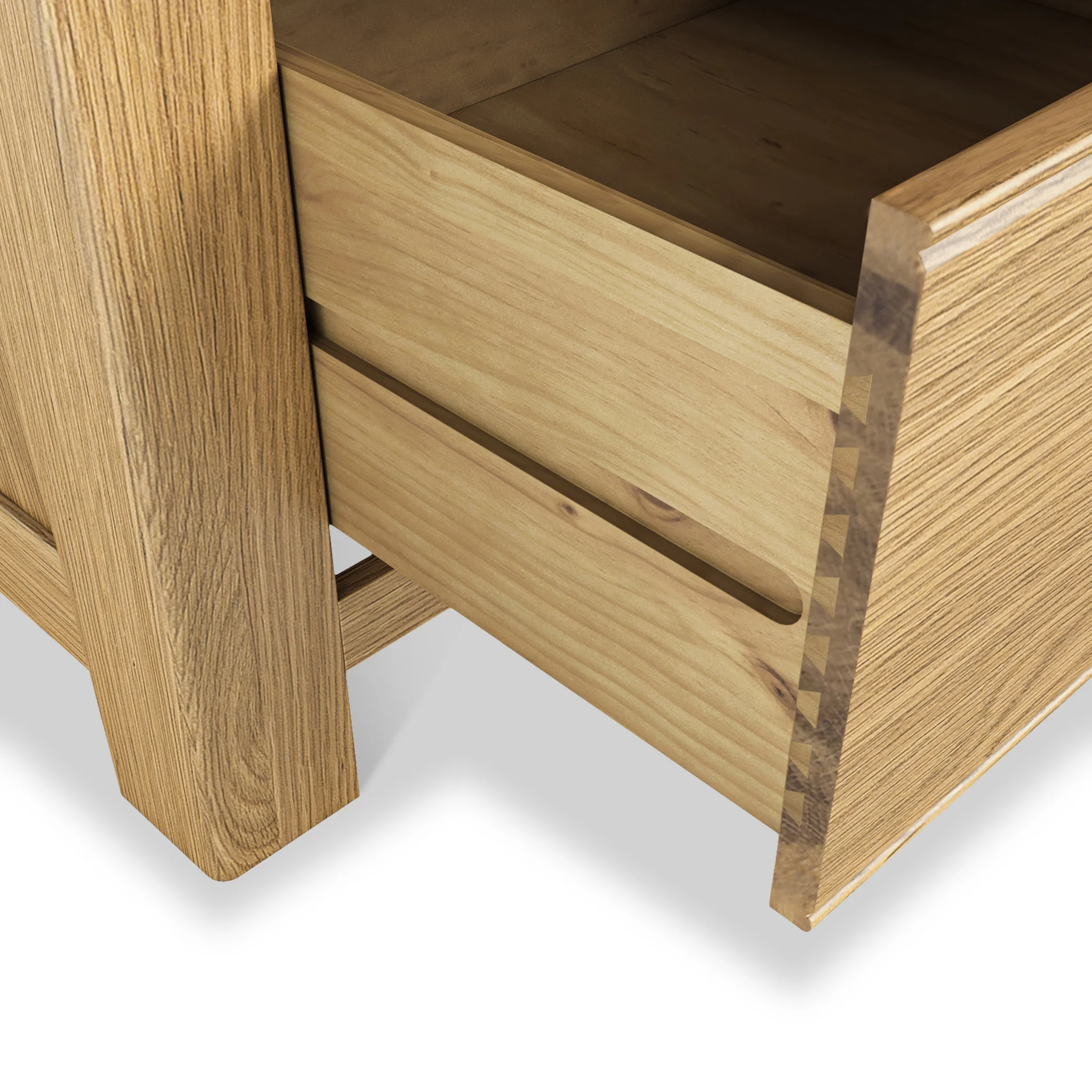 Portland Oak 5 Drawer Larder - Image 6