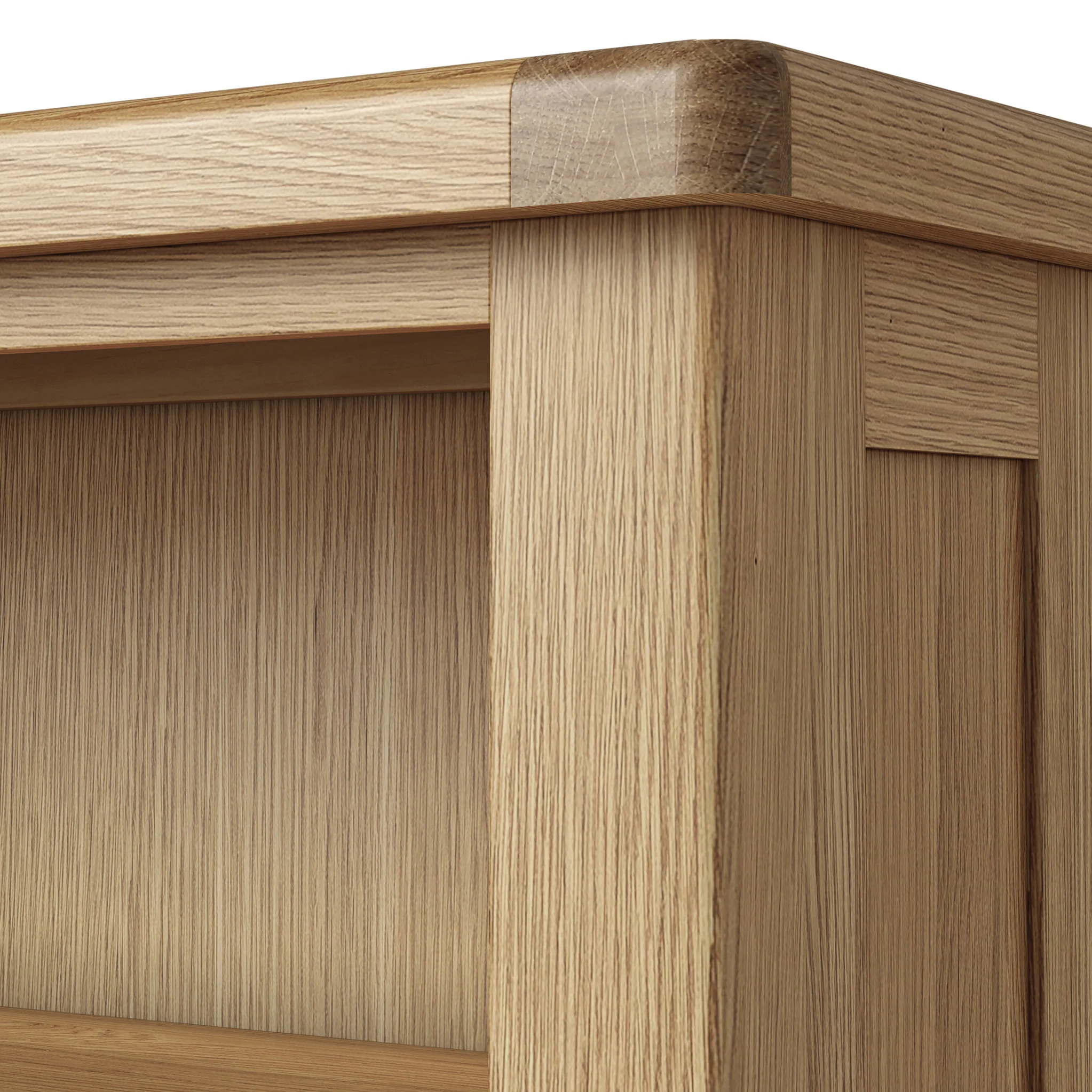 Portland Oak 5 Shelf Slim Bookcase - Image 9
