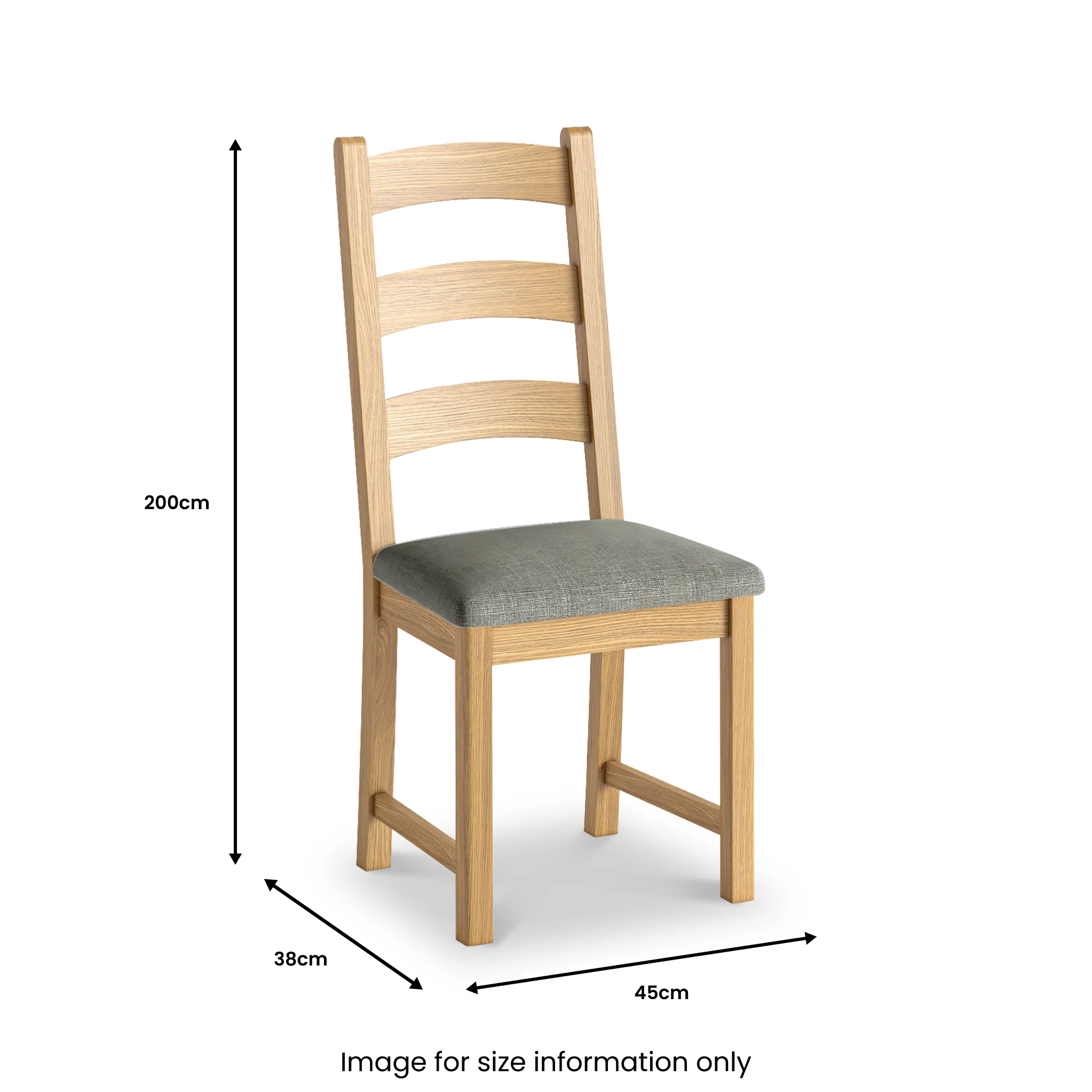 Portland Oak Dining Chair - Image 13