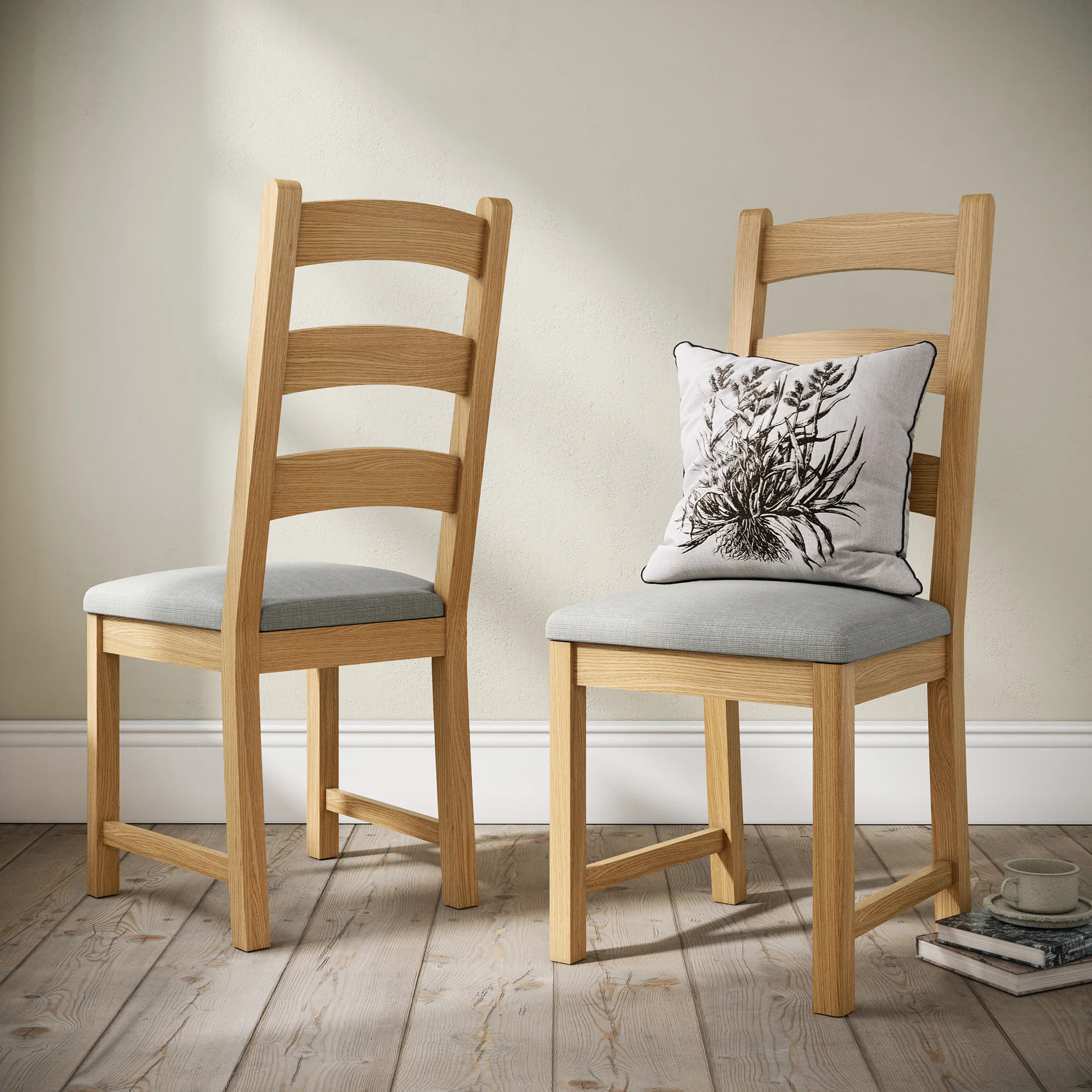 Portland Oak Dining Chair - Image 7