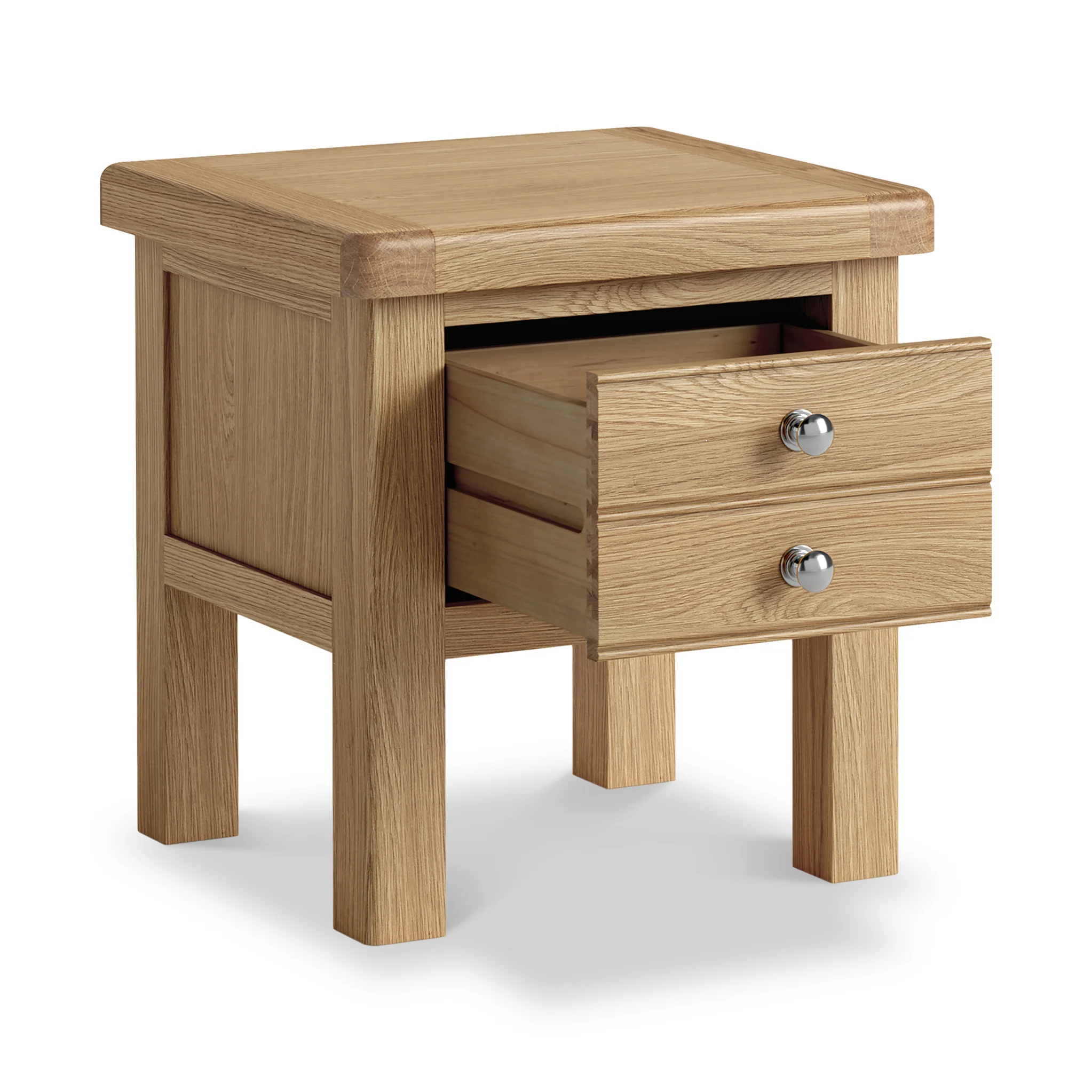Portland Oak Lamp Table - Image 7