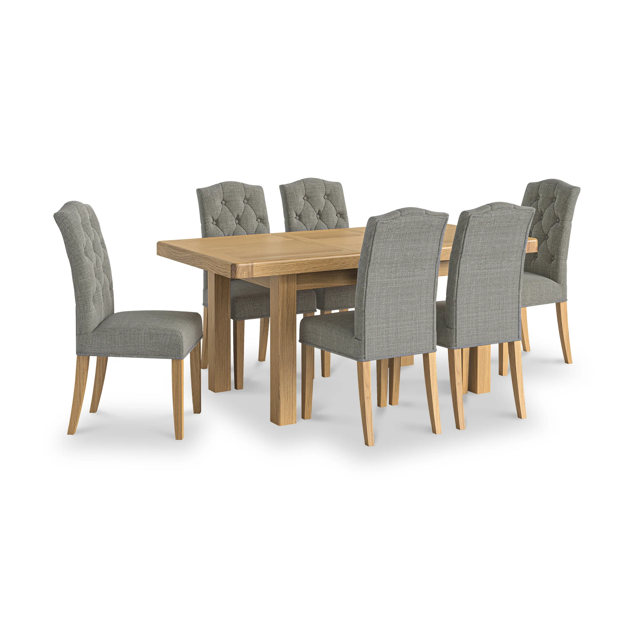 Portland Oak 140-185cm Extending Dining Table - Image 5