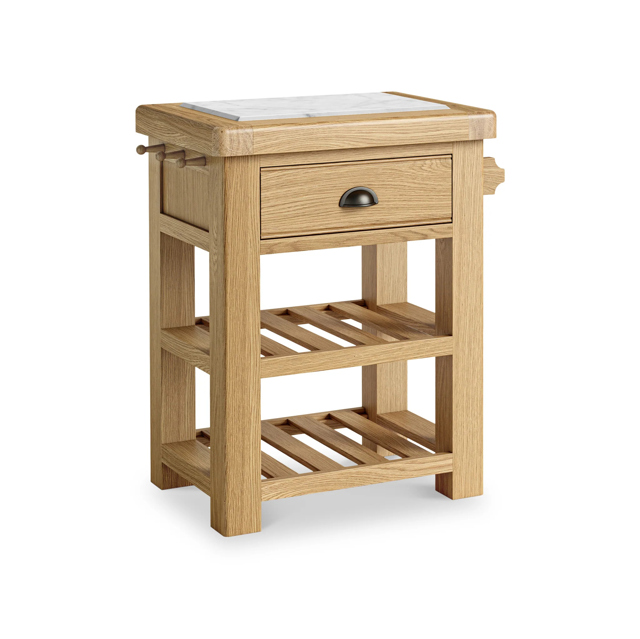 Portland Oak Small Kitchen Island - Image 4